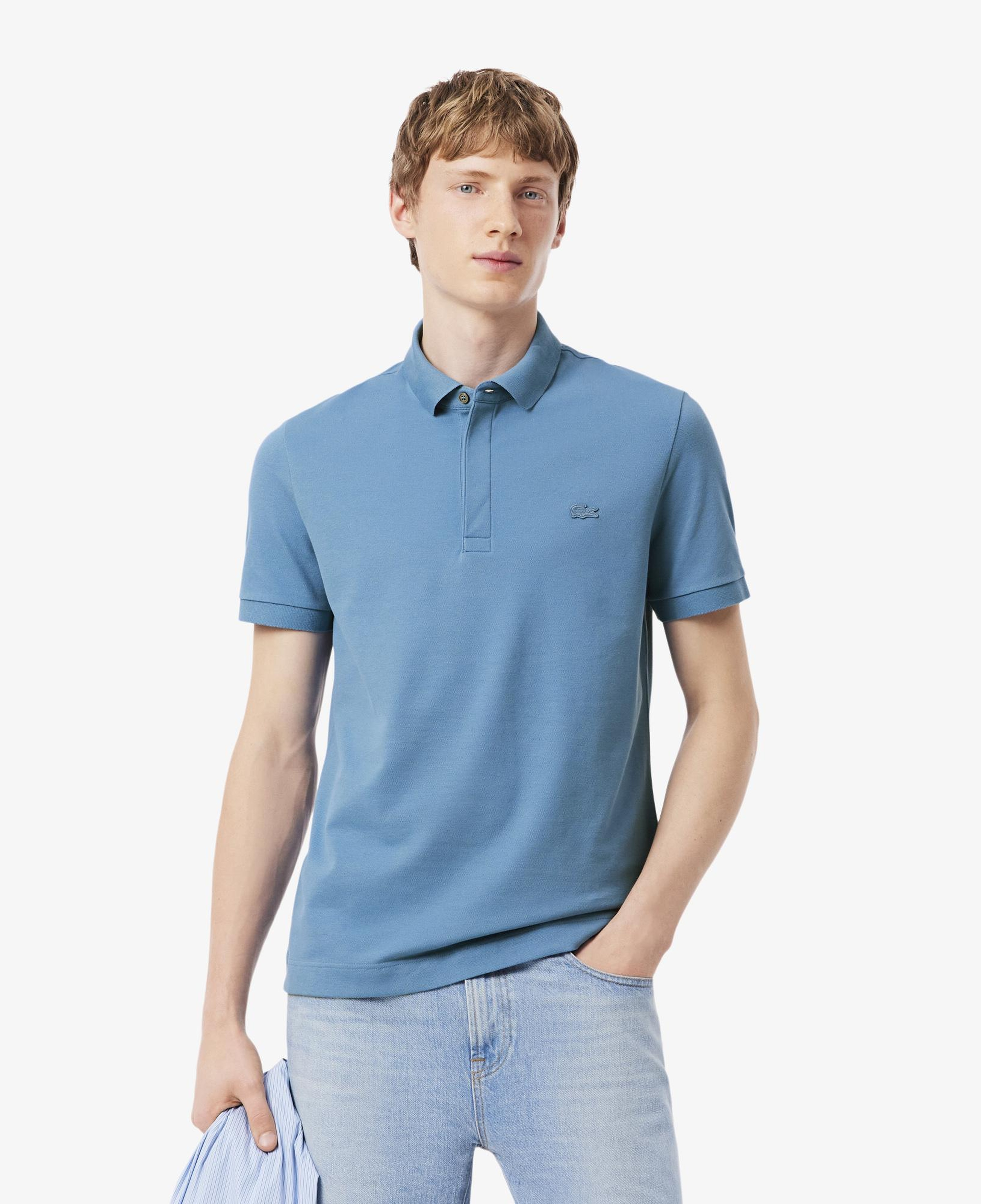 Erkek Regular Fit Mavi Paris Polo