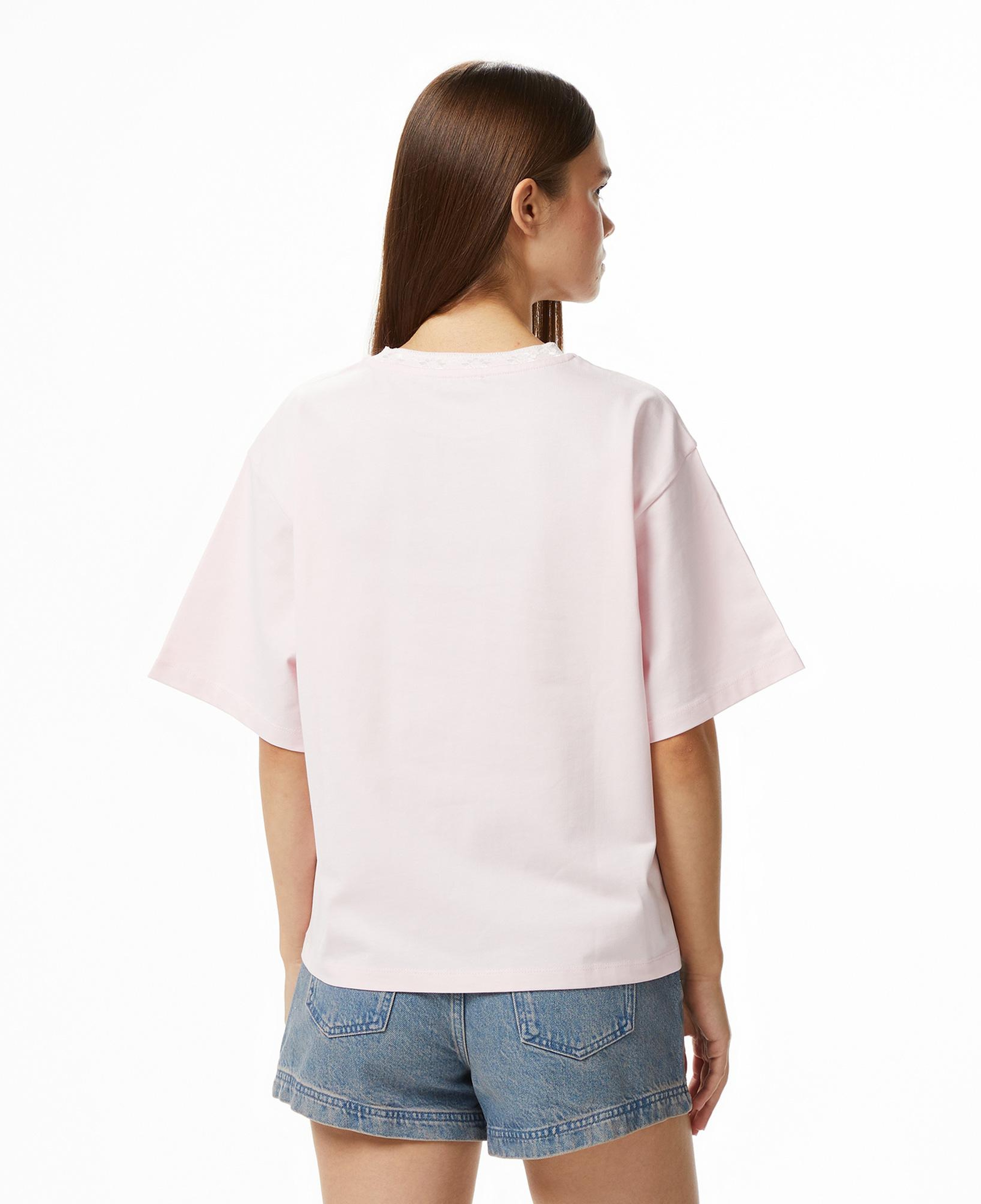 Les Benjamins 011 Kadın Pembe T-Shirt