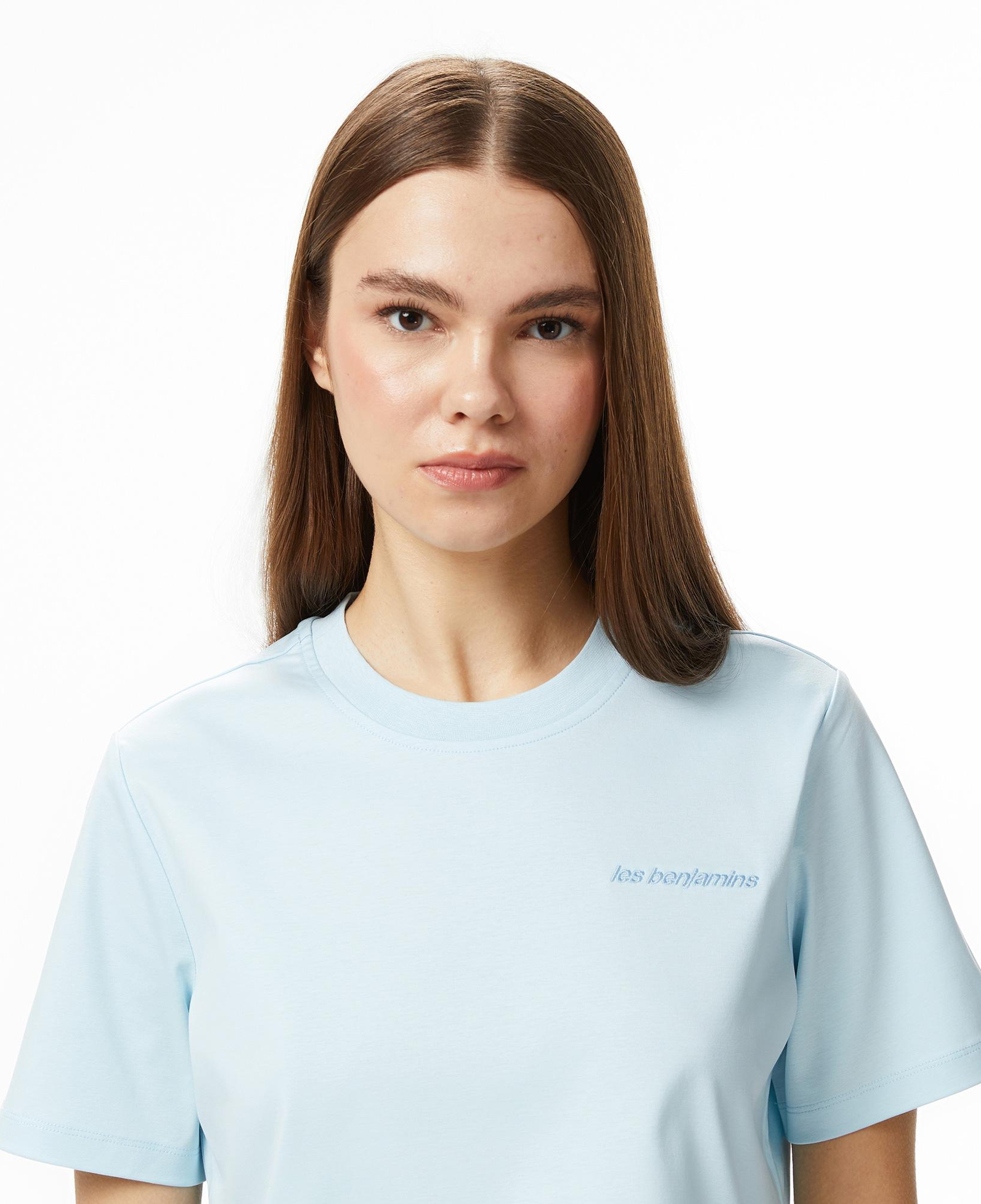 Les Benjamins 308 Kadın Mavi T-Shirt