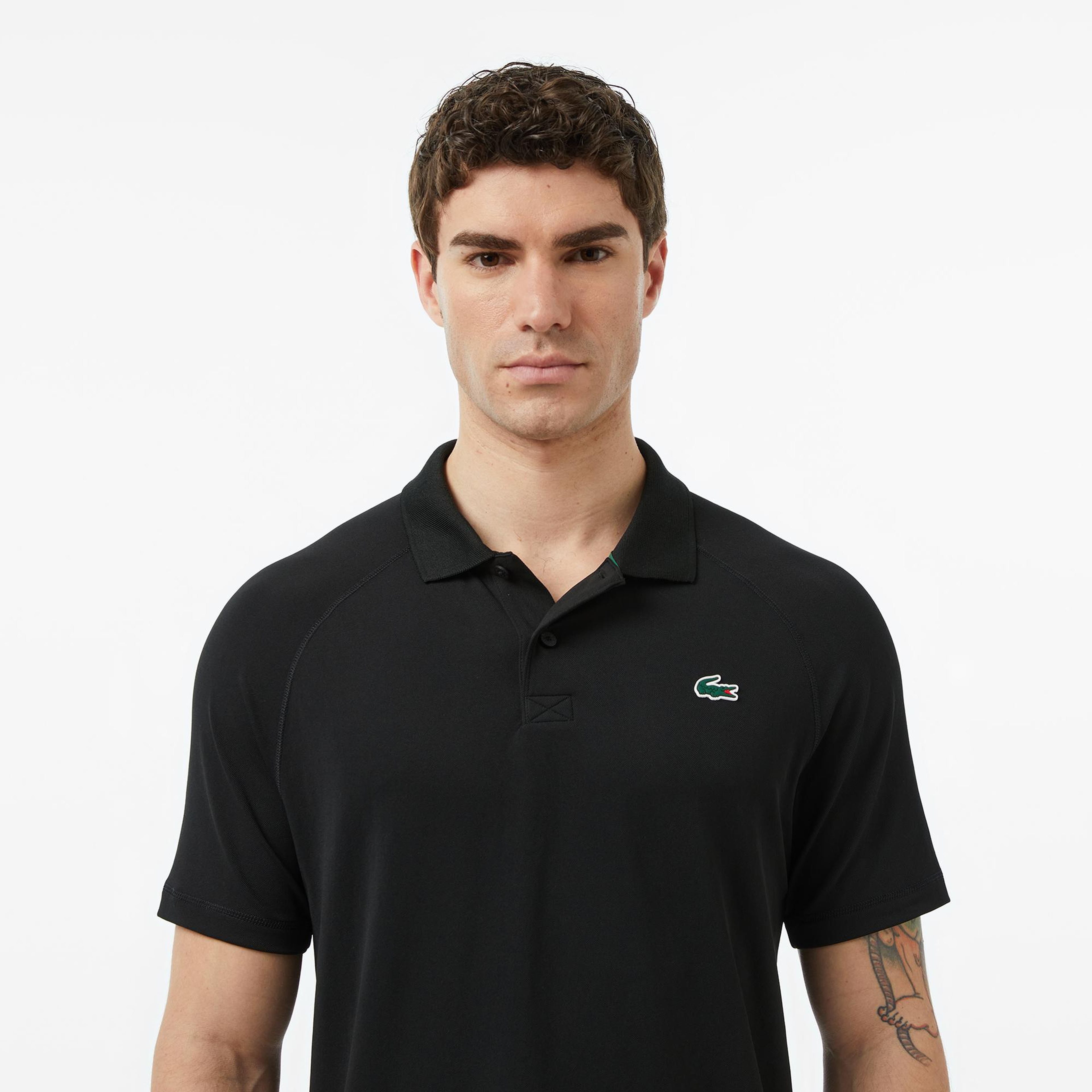 Lacoste Erkek Regular Fit Ultra Dry Siyah Polo