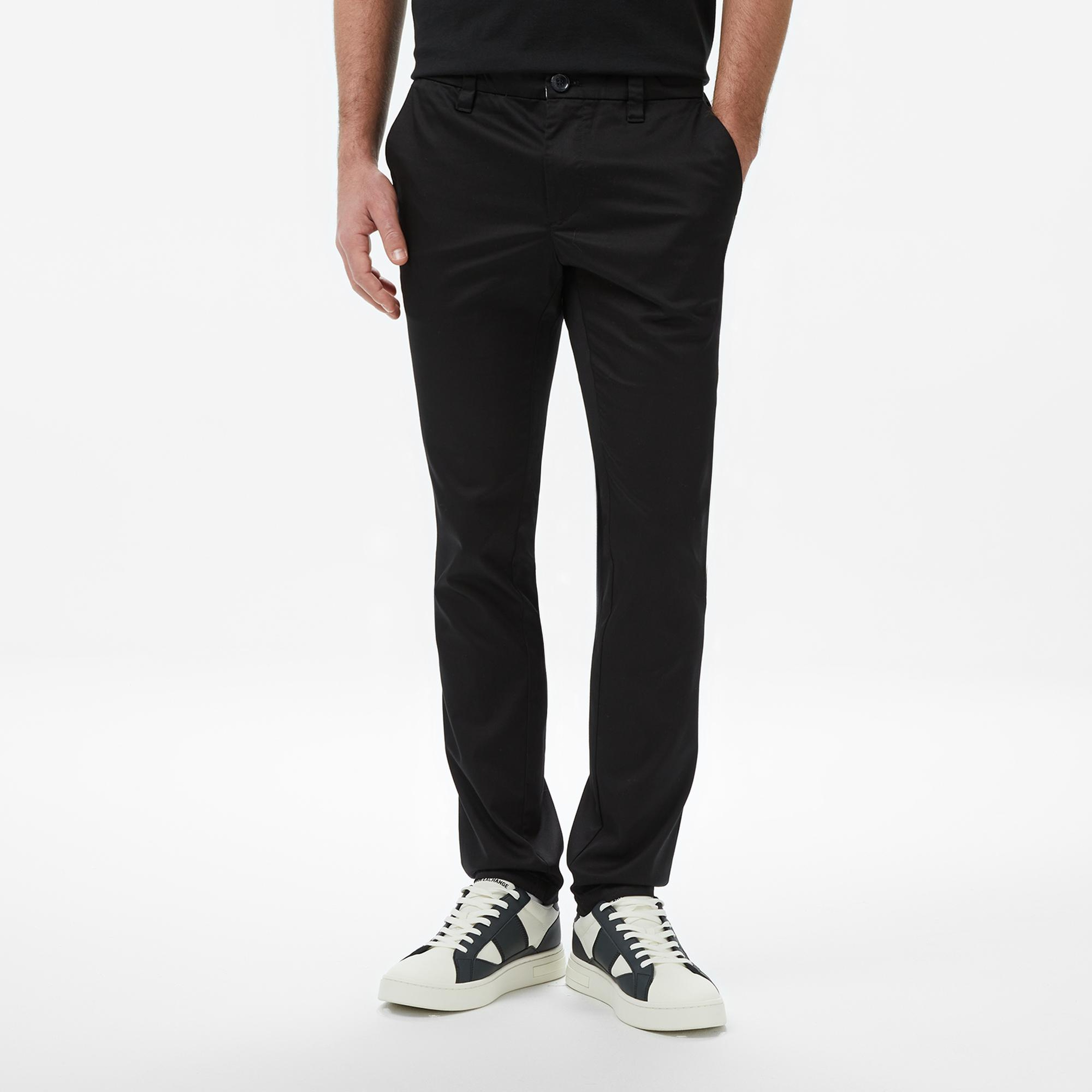 Armani Exchange Erkek Siyah Pantolon
