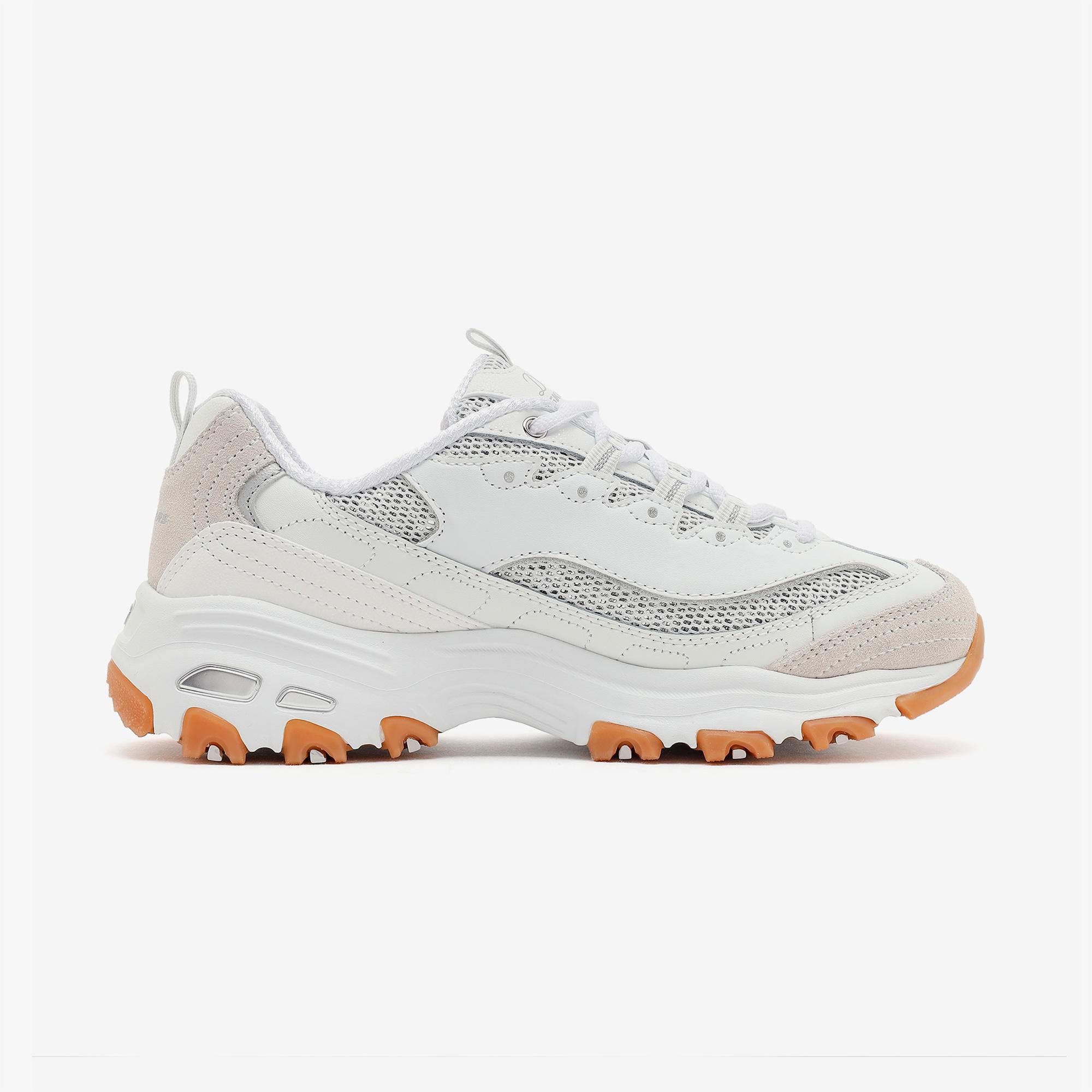 Skechers D'Lites Kadın Beyaz Sneaker