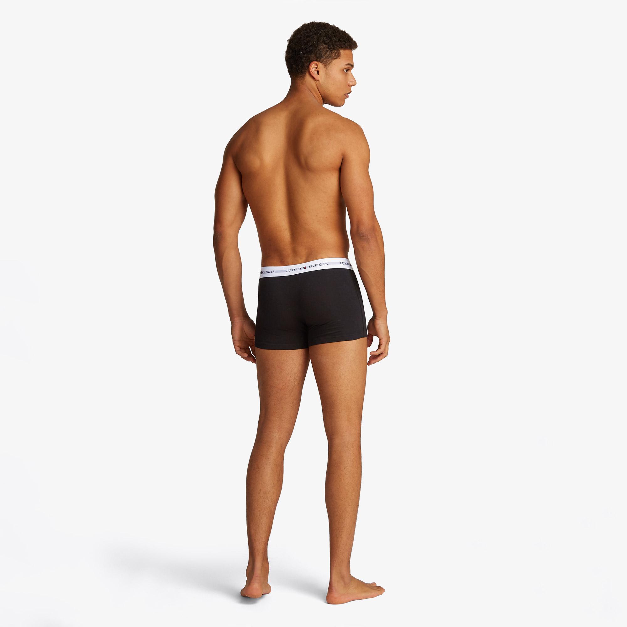 Tommy Hilfiger 3'lü Trunk Erkek Siyah Boxer