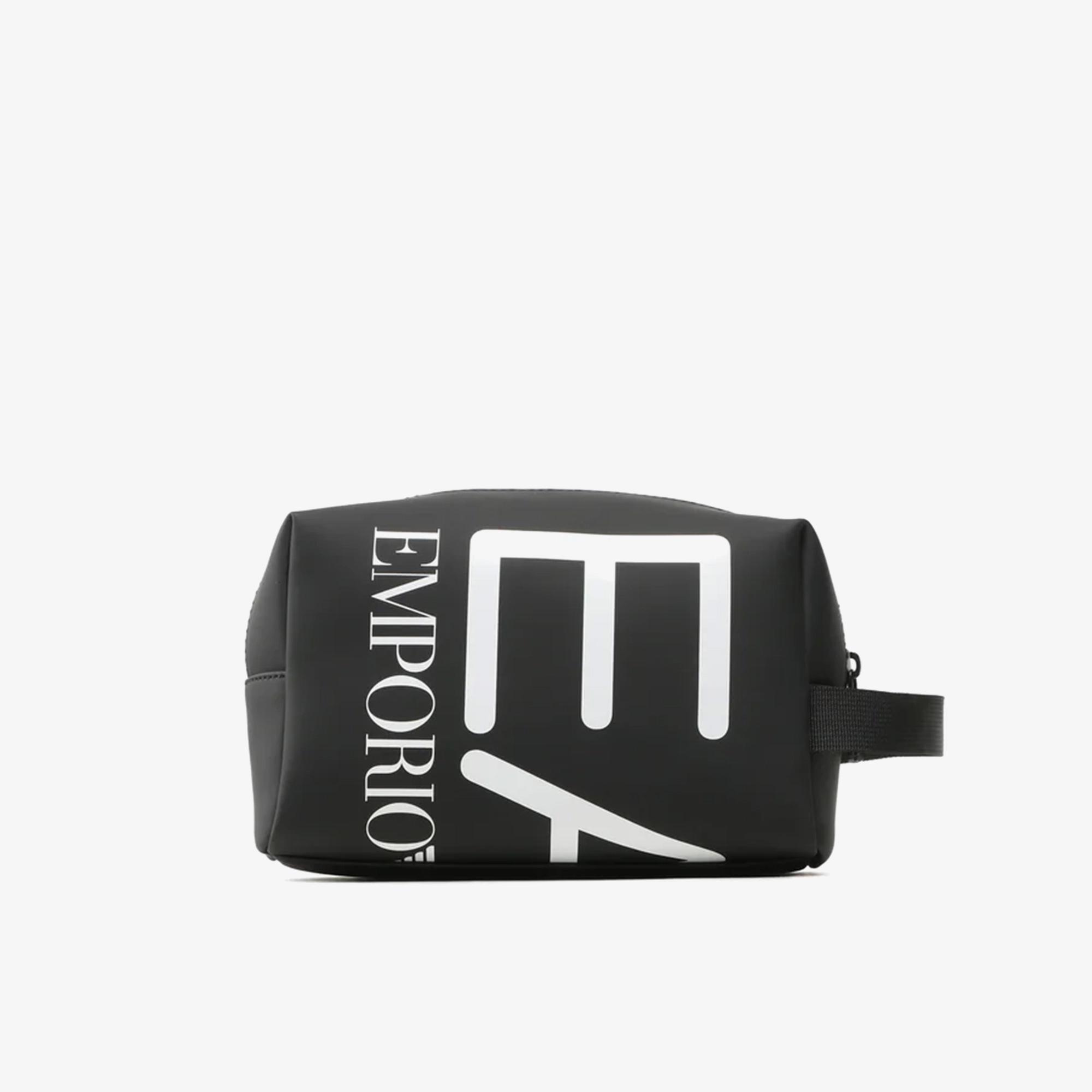 EA7 Unisex Siyah Makyaj Çantası