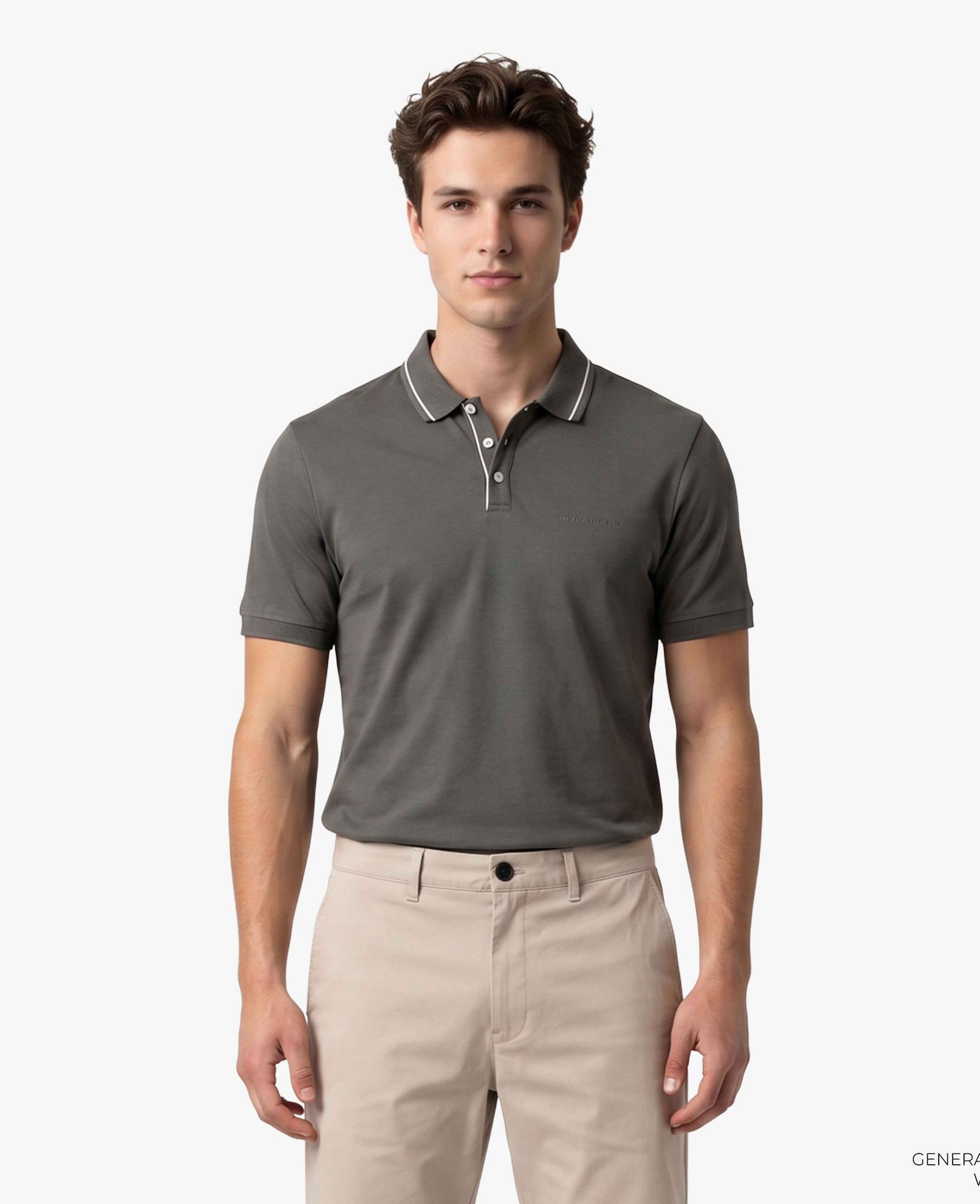 Armani Exchange Erkek Gri Polo