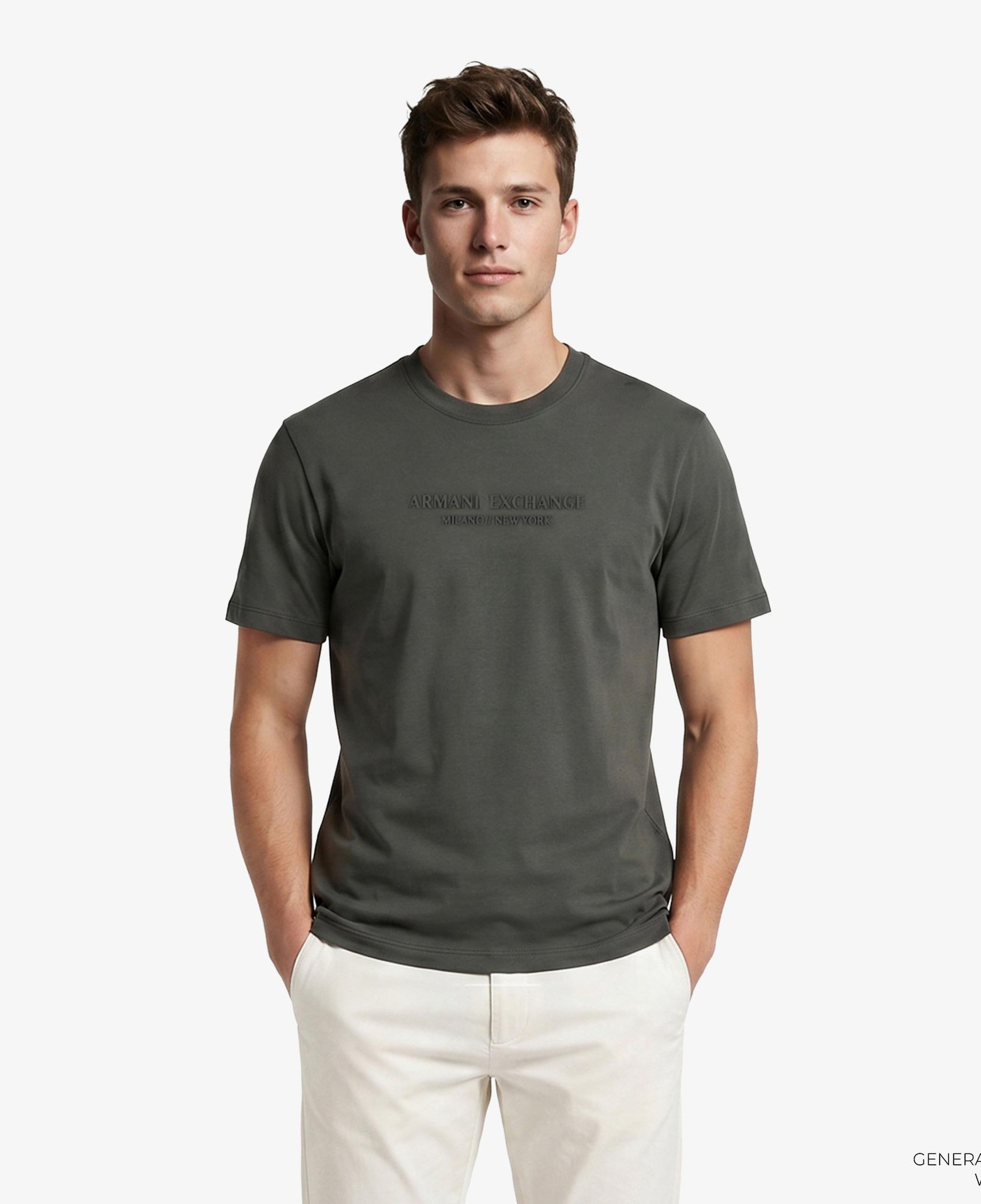 Armani Exchange Erkek Gri T-Shirt