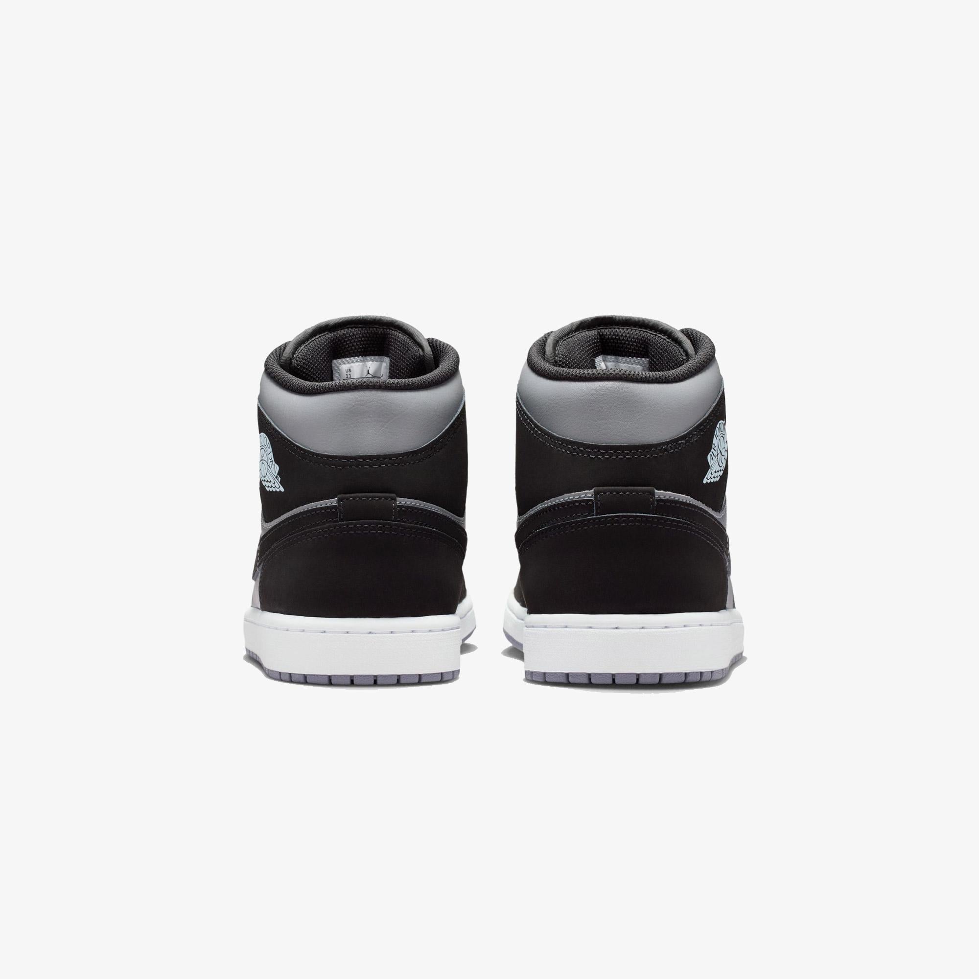 Jordan Air 1 Mid Erkek Siyah Spor Ayakkabı