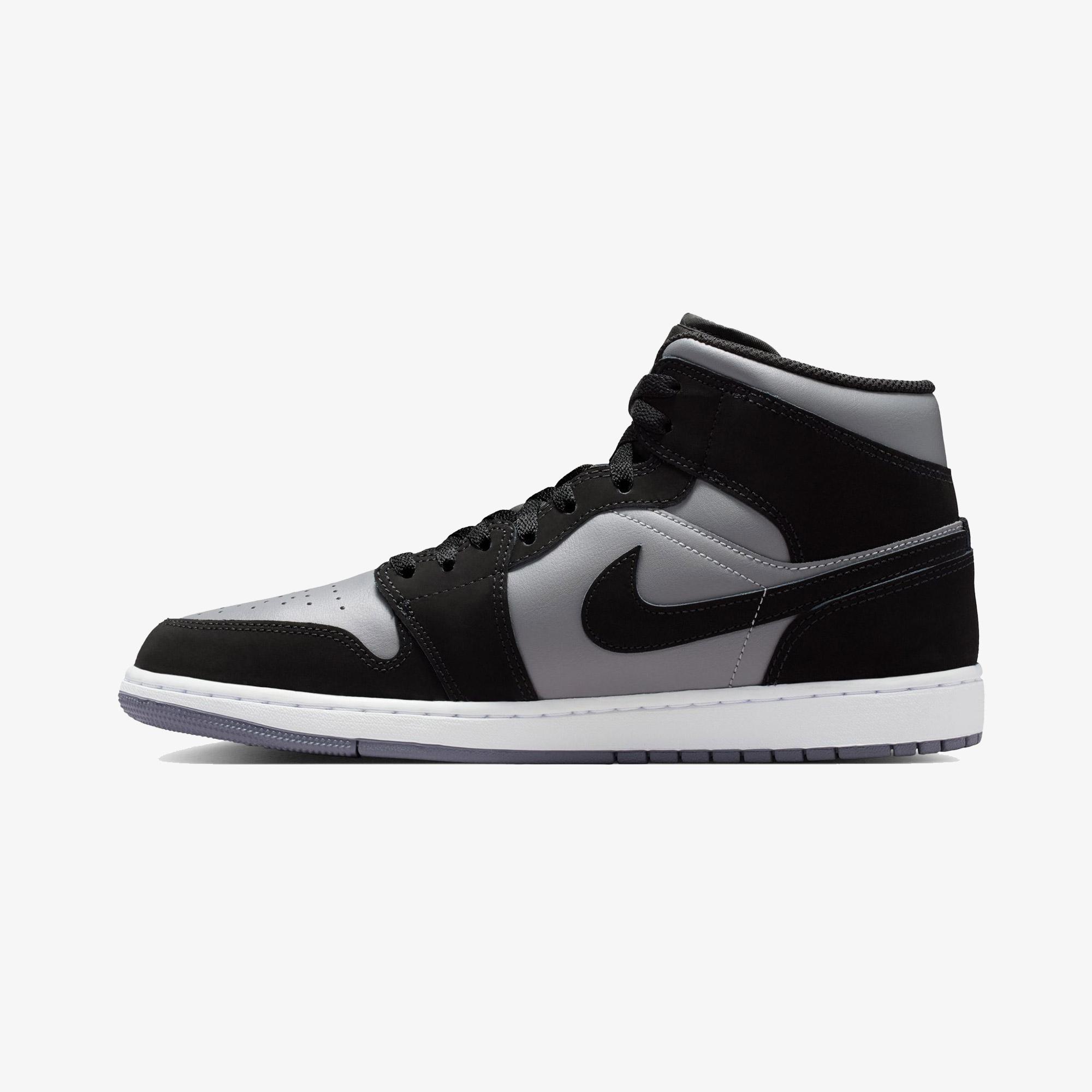 Jordan Air 1 Mid Erkek Siyah Spor Ayakkabı