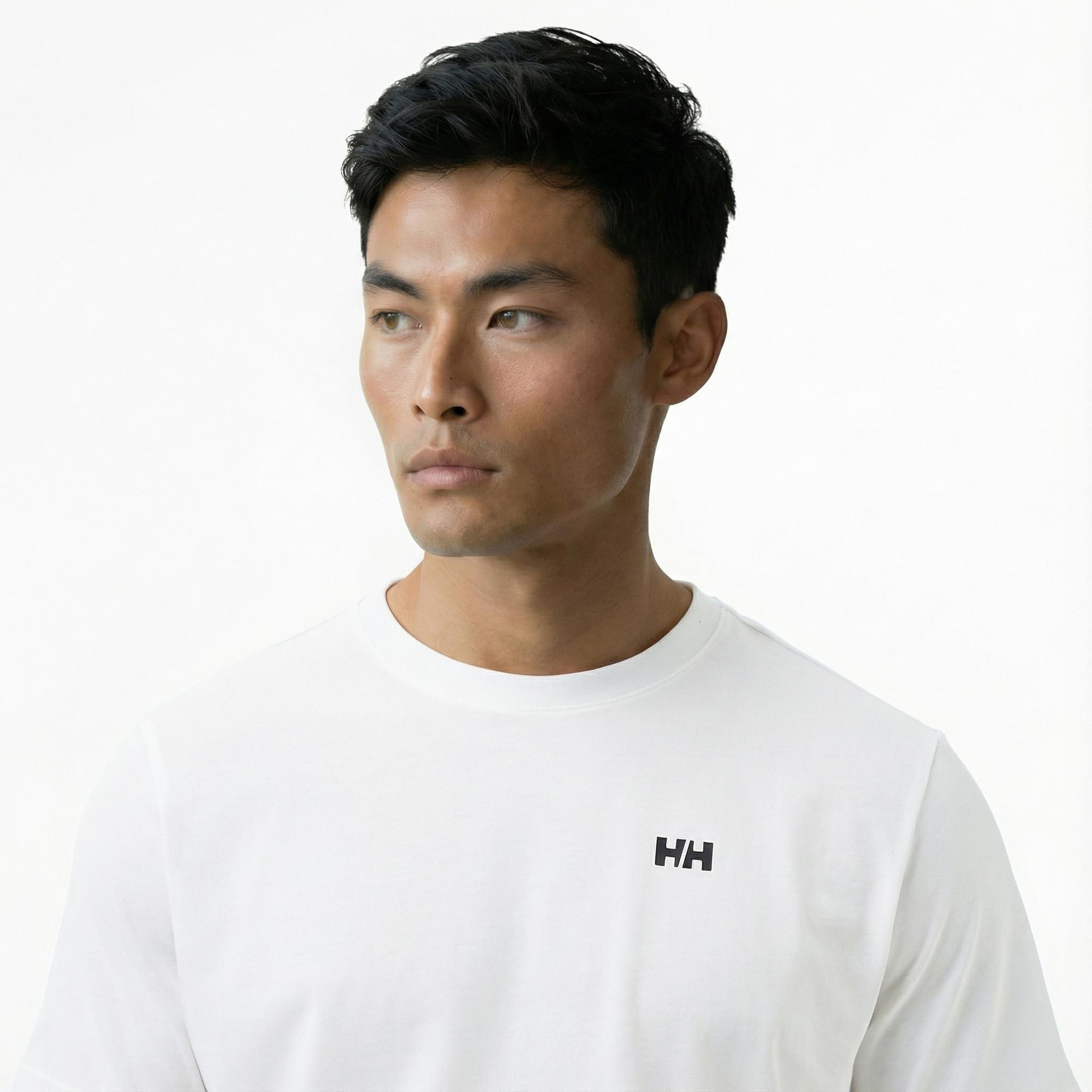 Helly Hansen Core Graphic Erkek Beyaz T-Shirt