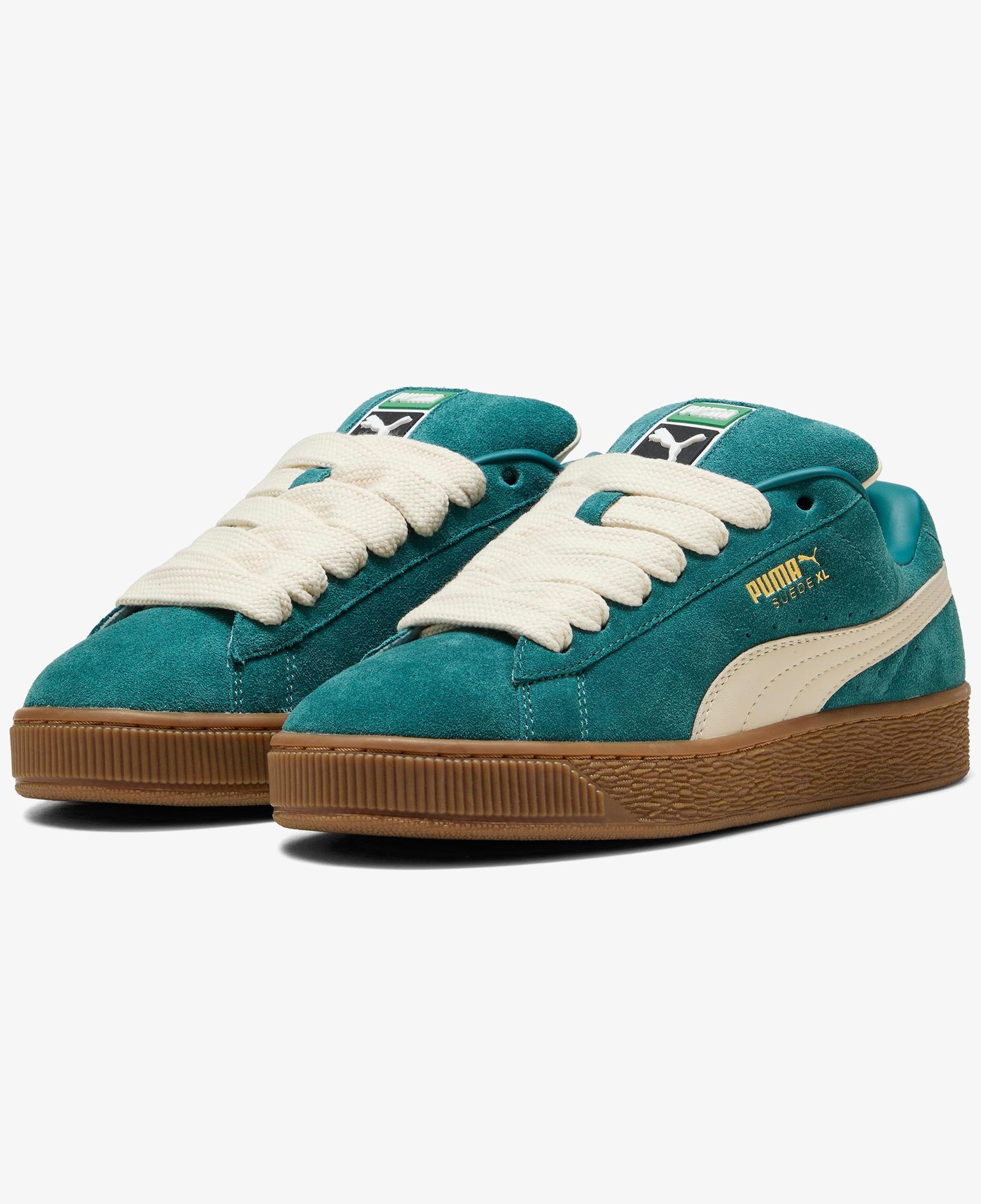 Puma Suede XL Unisex Yeşil Spor Ayakkabı
