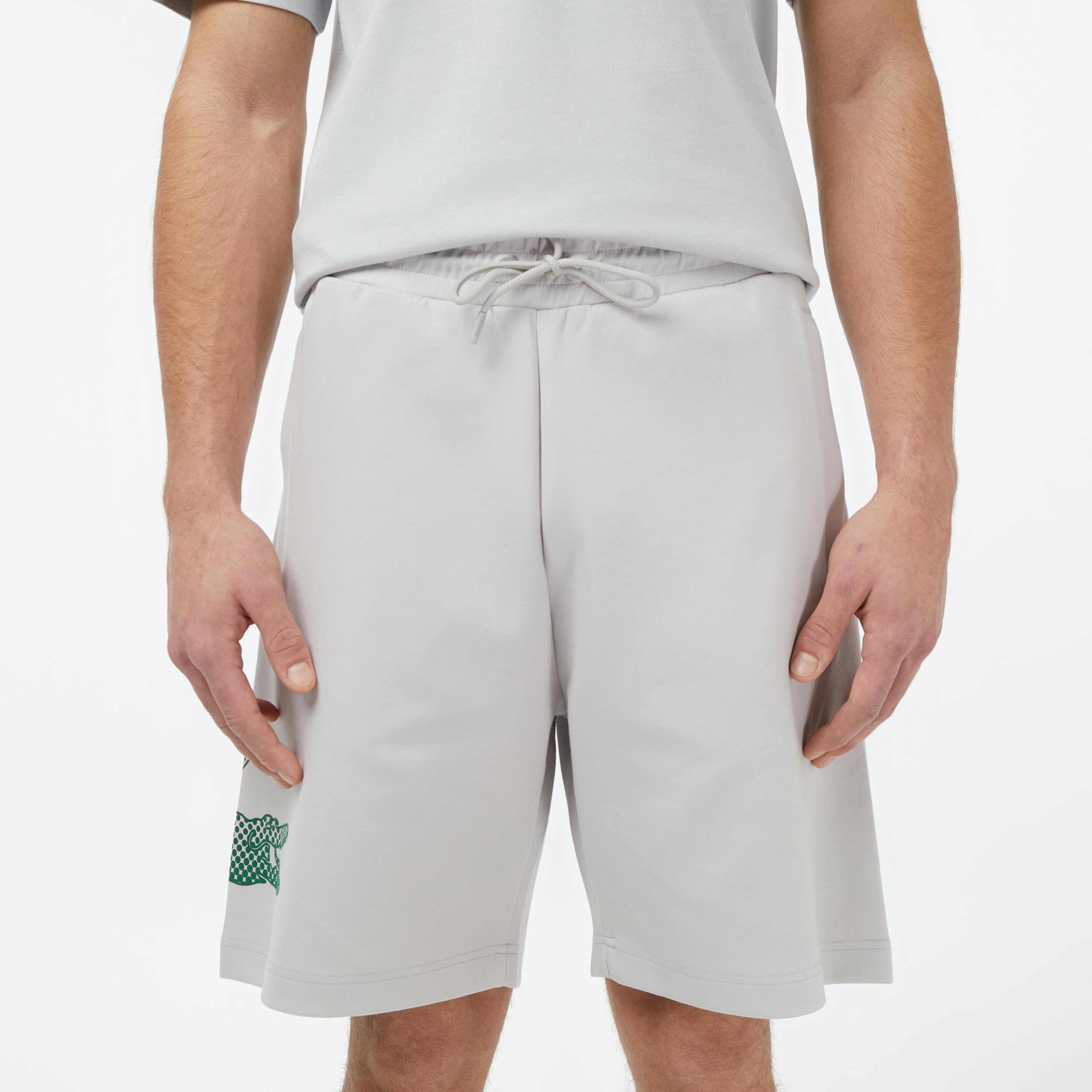 Lacoste House of SuperStep x Lacoste Erkek Gri Şort