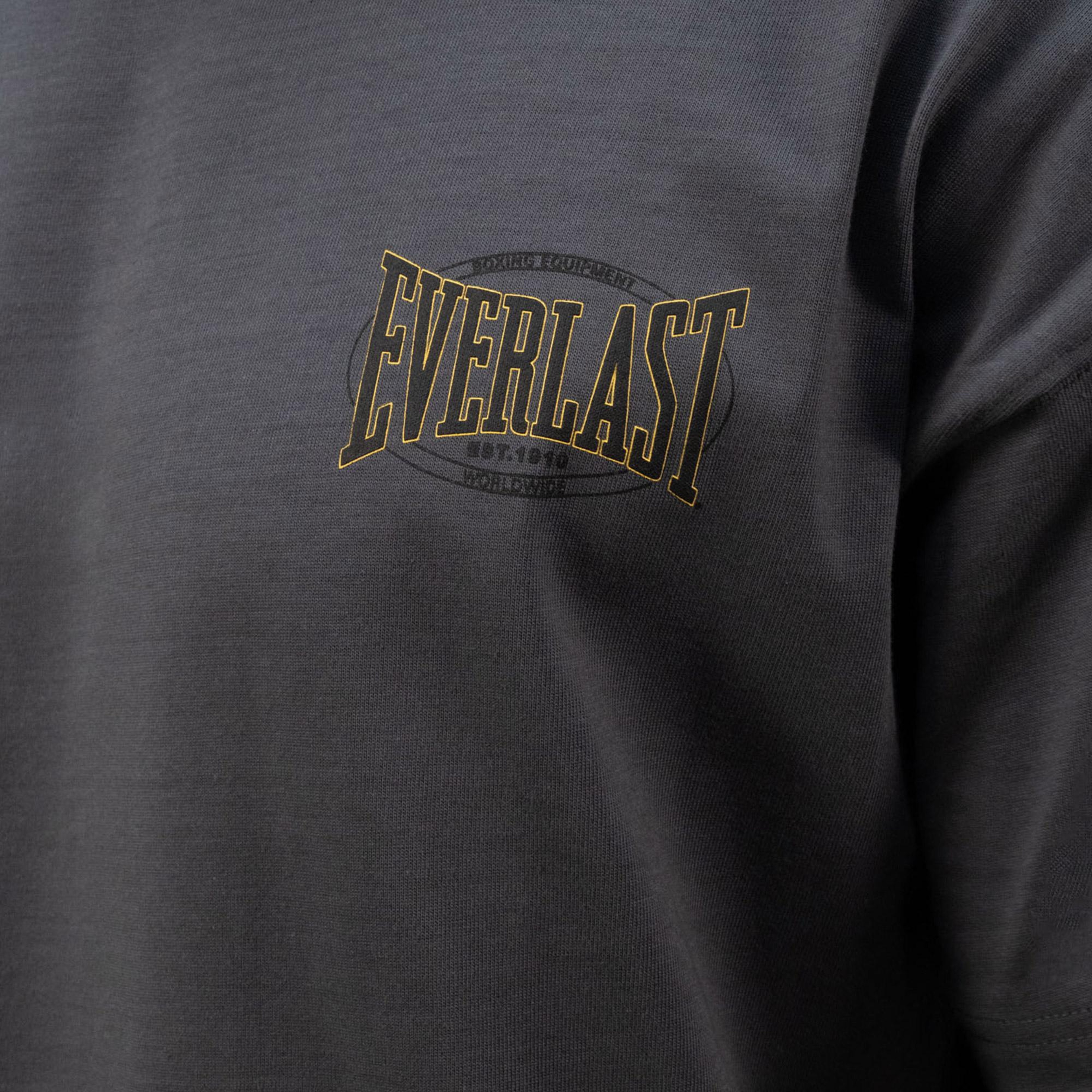Everlast Authentic Boxing 2.0 Oversize Gri Erkek T-Shirt