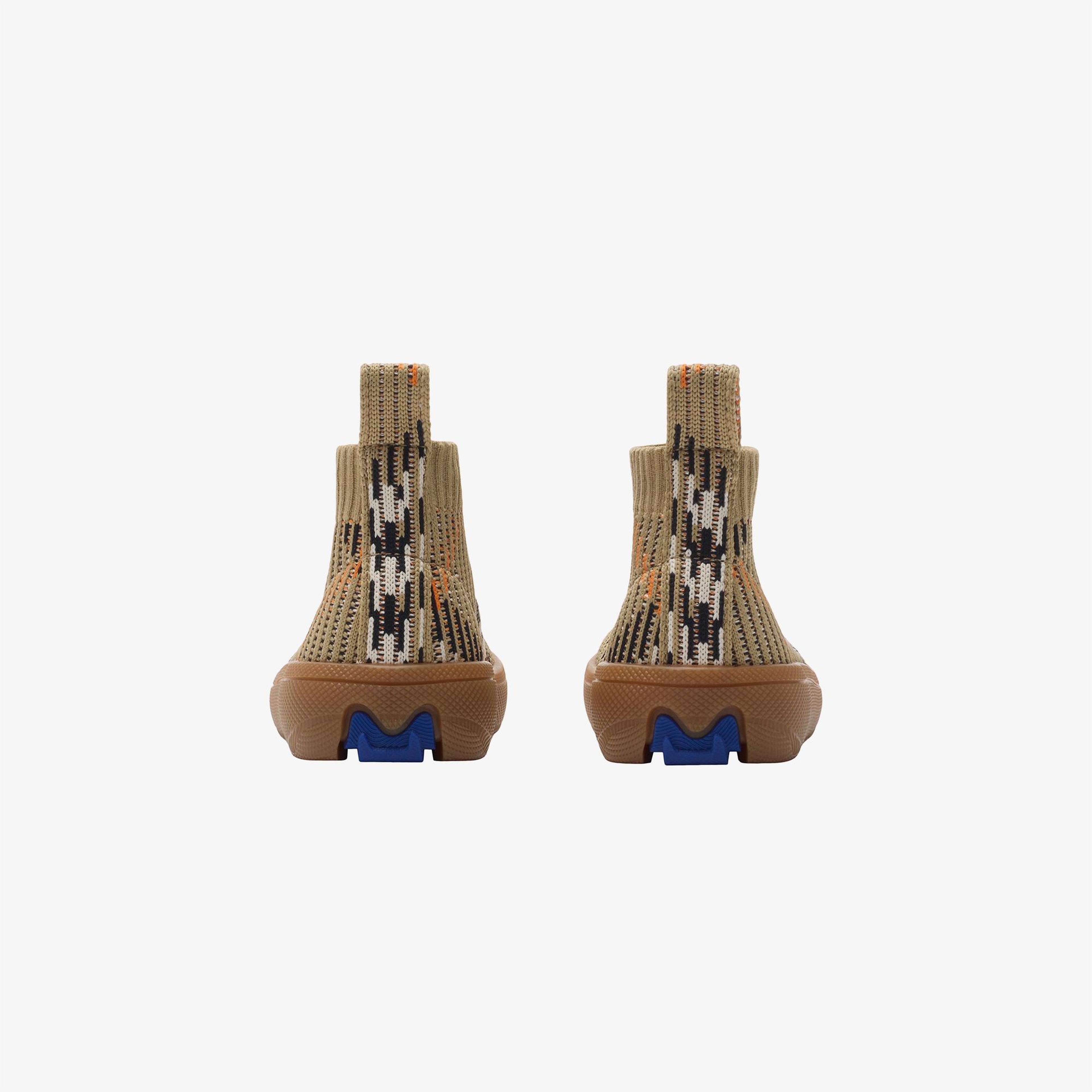 Burberry Moseley Sock Çocuk Bej Sneakers