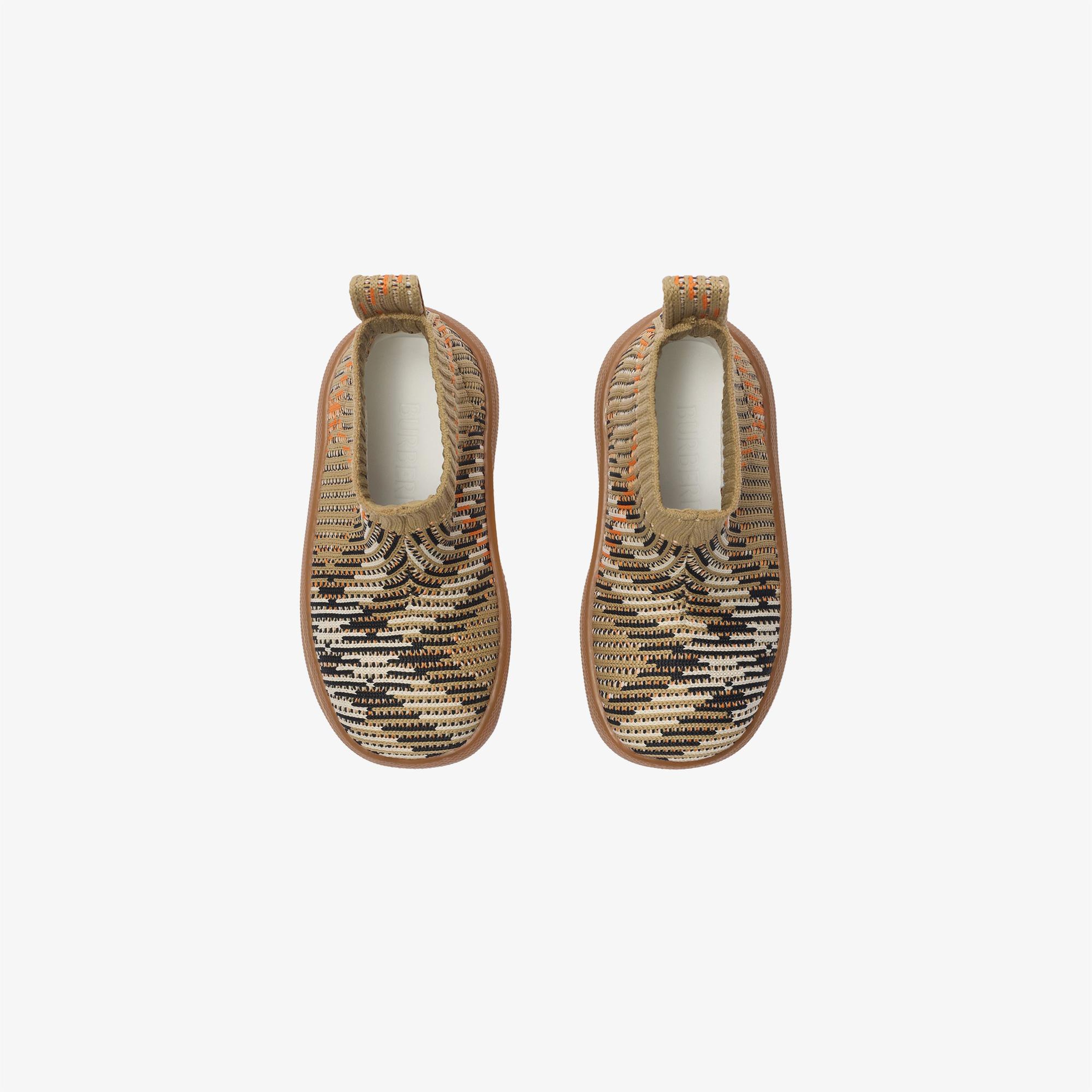 Burberry Moseley Sock Çocuk Bej Sneakers