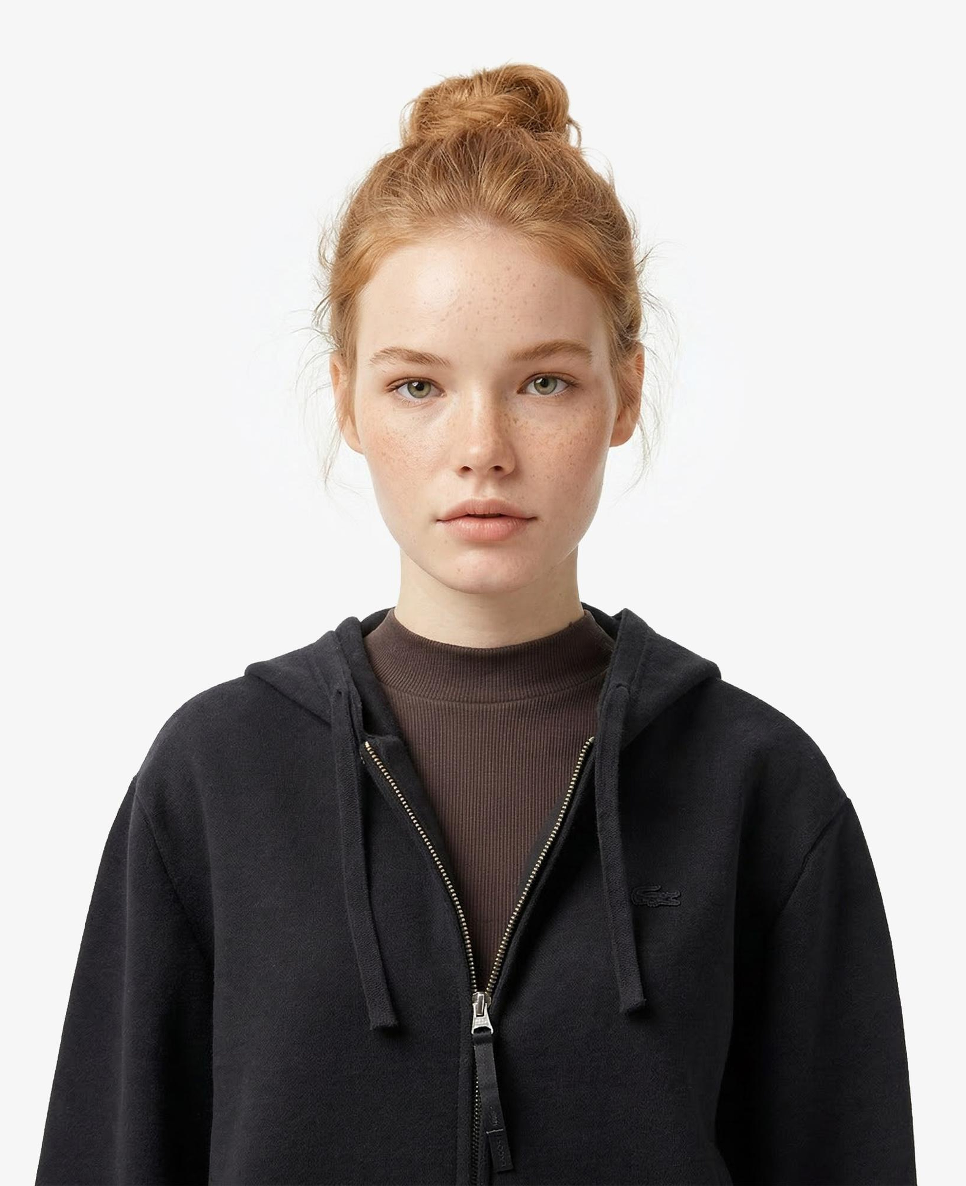 Lacoste Classic Fit Kadın Siyah Hırka