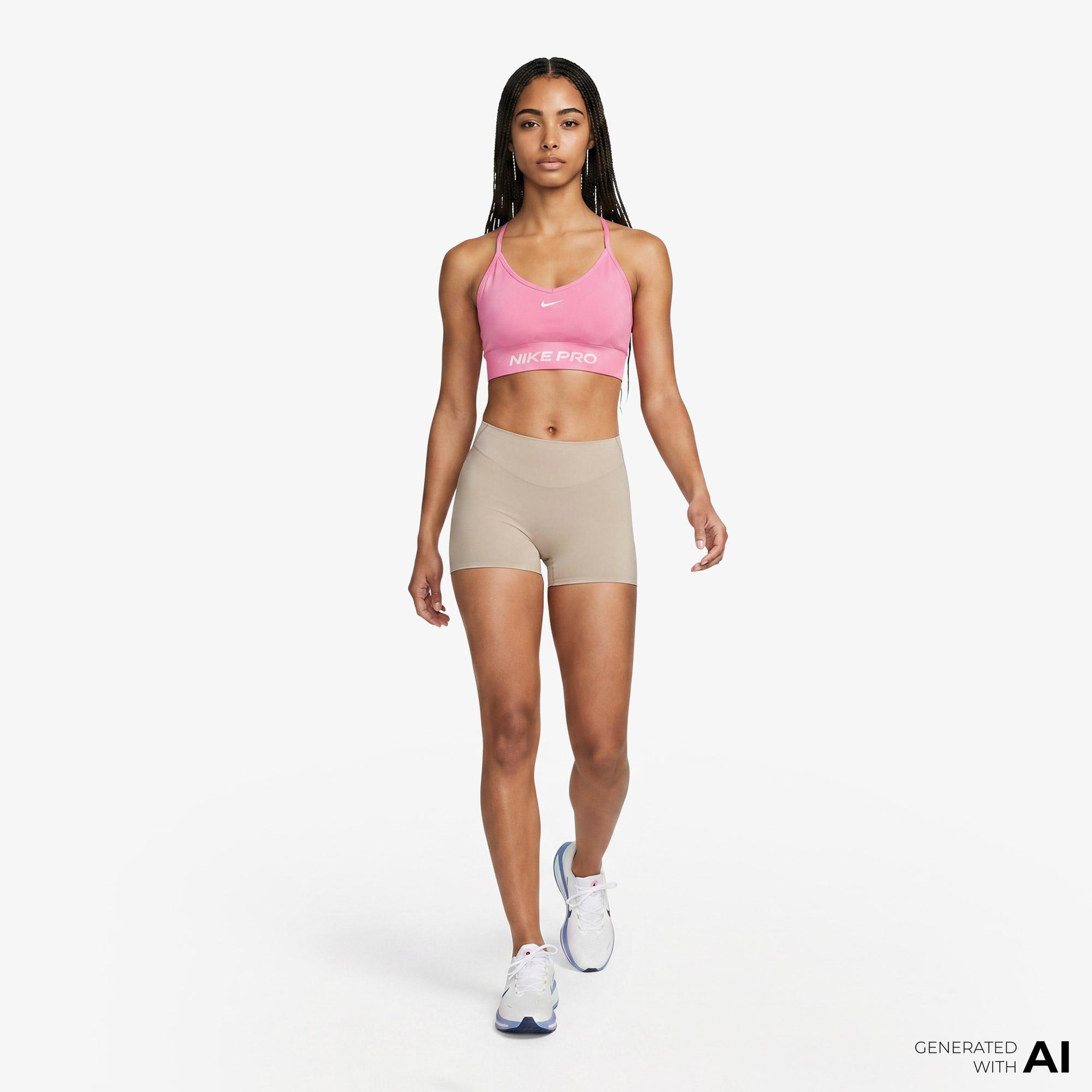 Nike Pro Dri-Fit Seamless Kadın Pembe Bra
