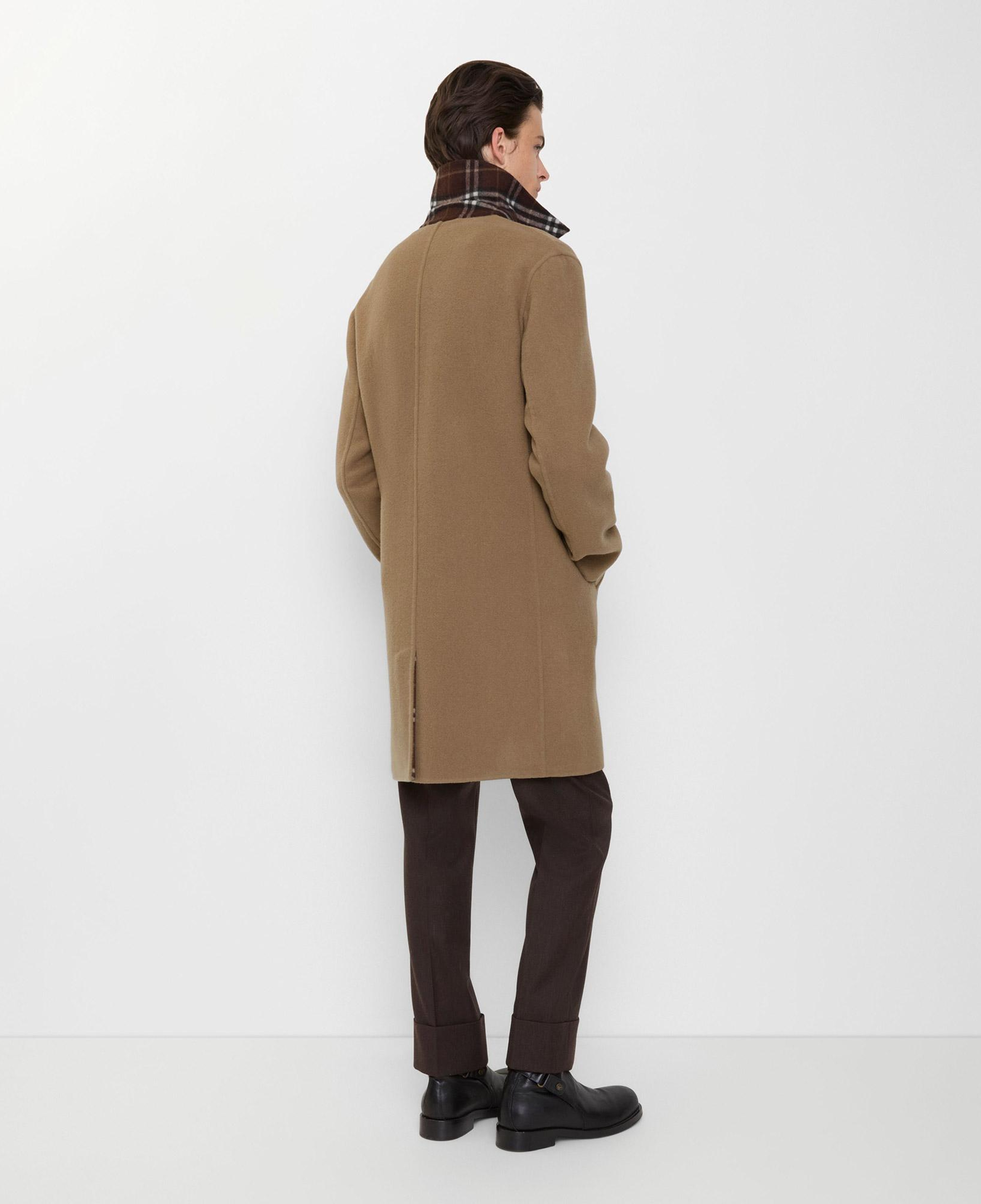 Burberry Mid-length Wool Car Erkek Kahverengi Kaban
