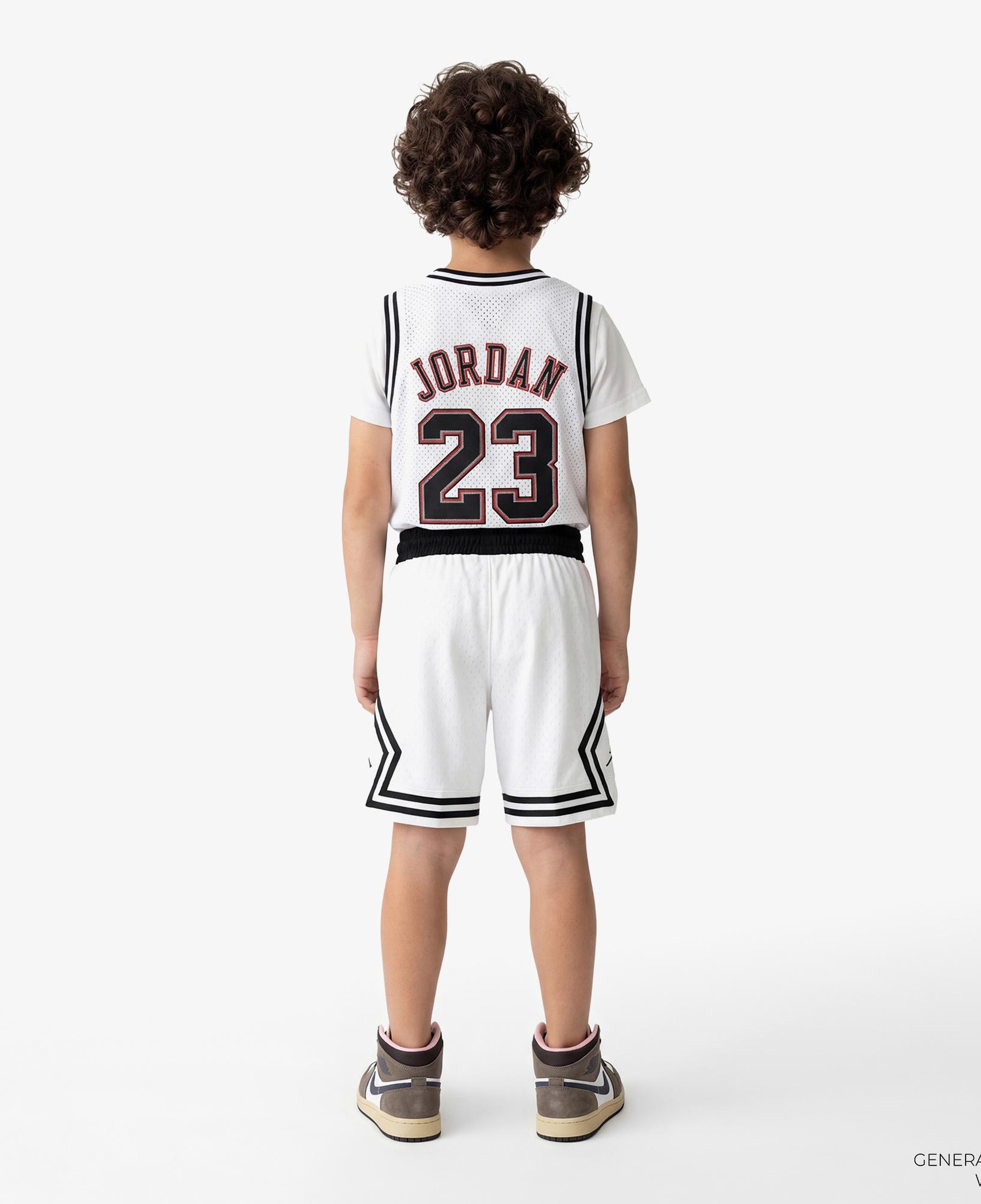 Jordan MJ Sport Diamond Çocuk Beyaz Şort
