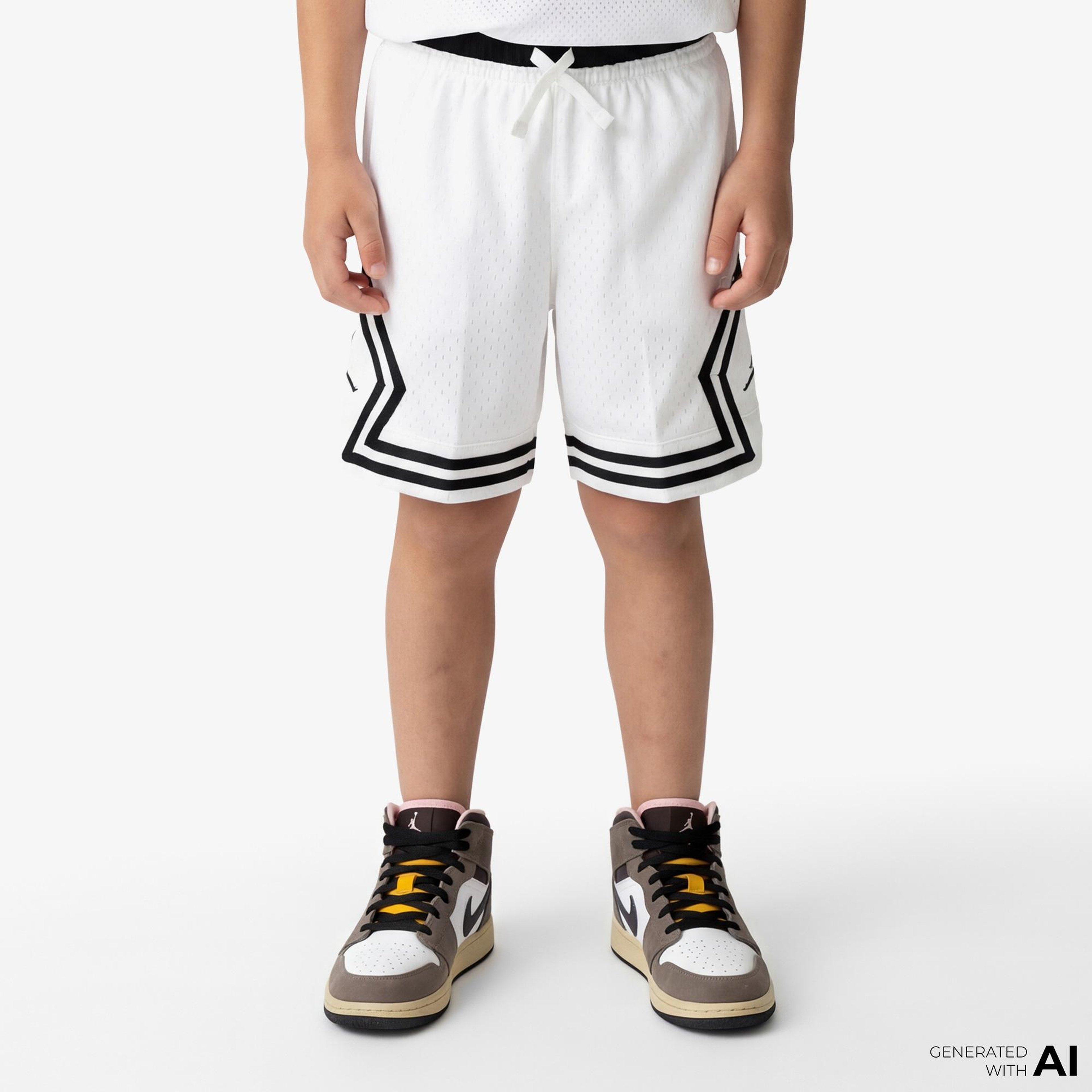 Jordan MJ Sport Diamond Çocuk Beyaz Şort
