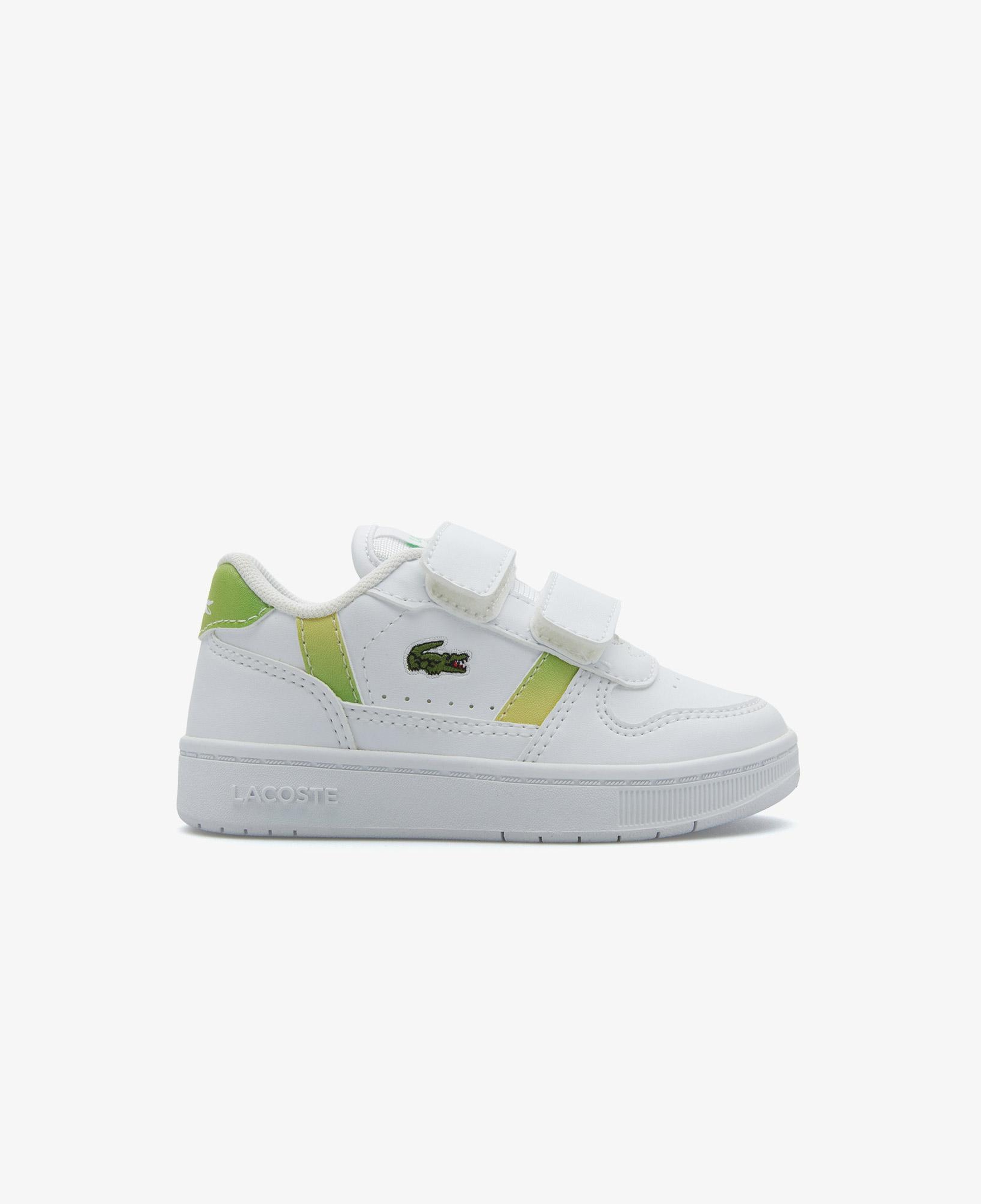 Lacoste T-Clip Çocuk Beyaz Cırt Cırtlı Sneaker