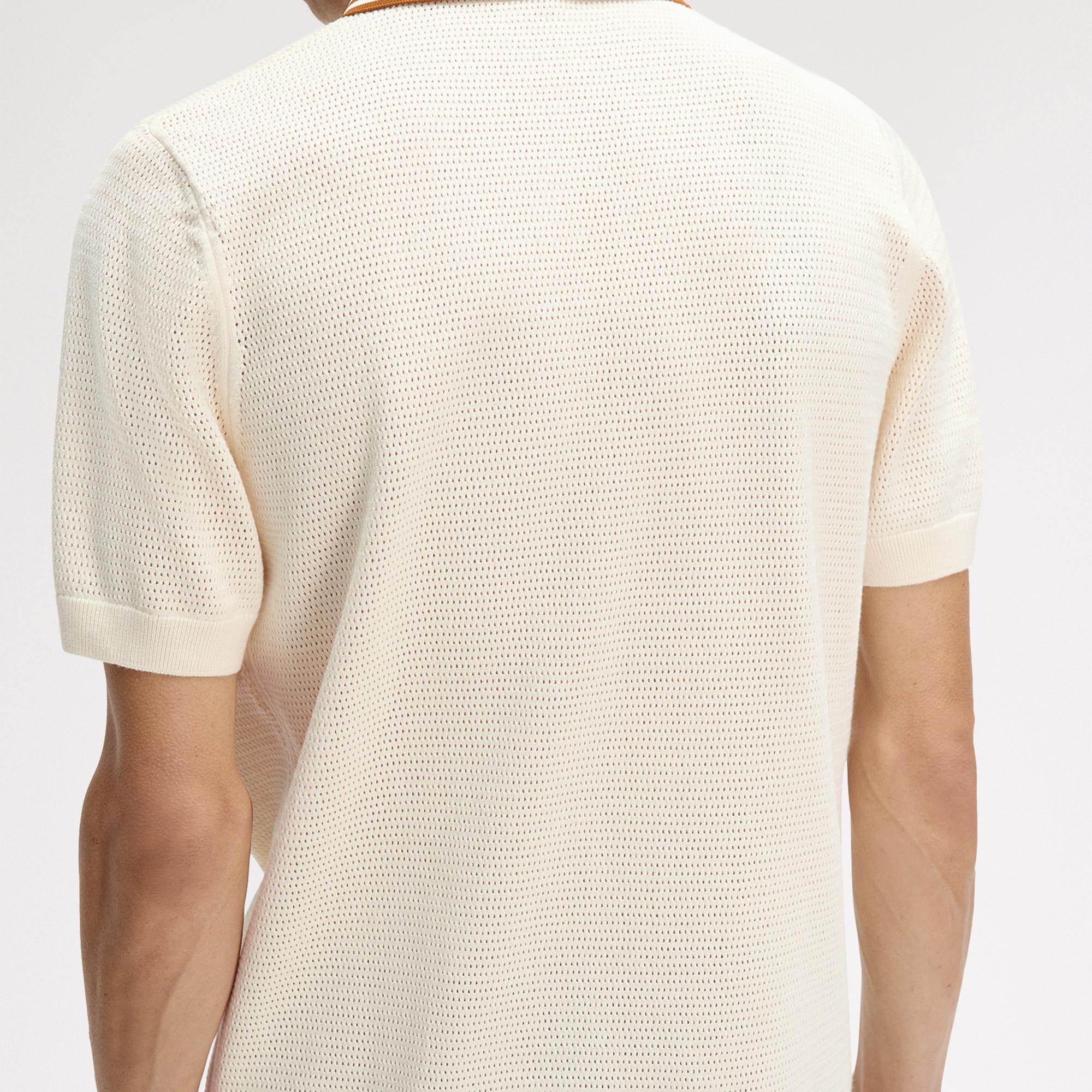 Fred Perry Erkek Krem Polo