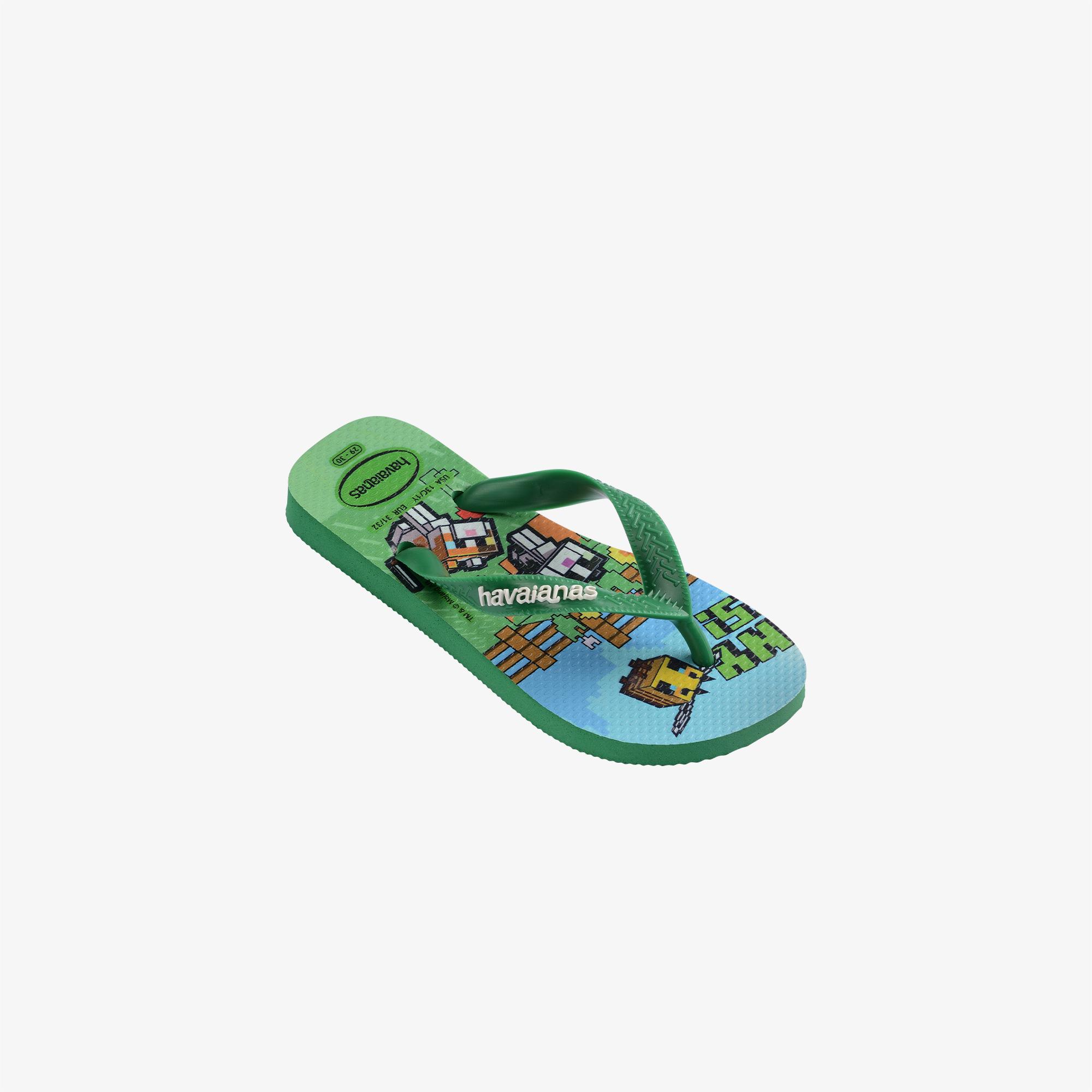 Havaianas Kids Minecraft Çocuk Yeşil Terlik