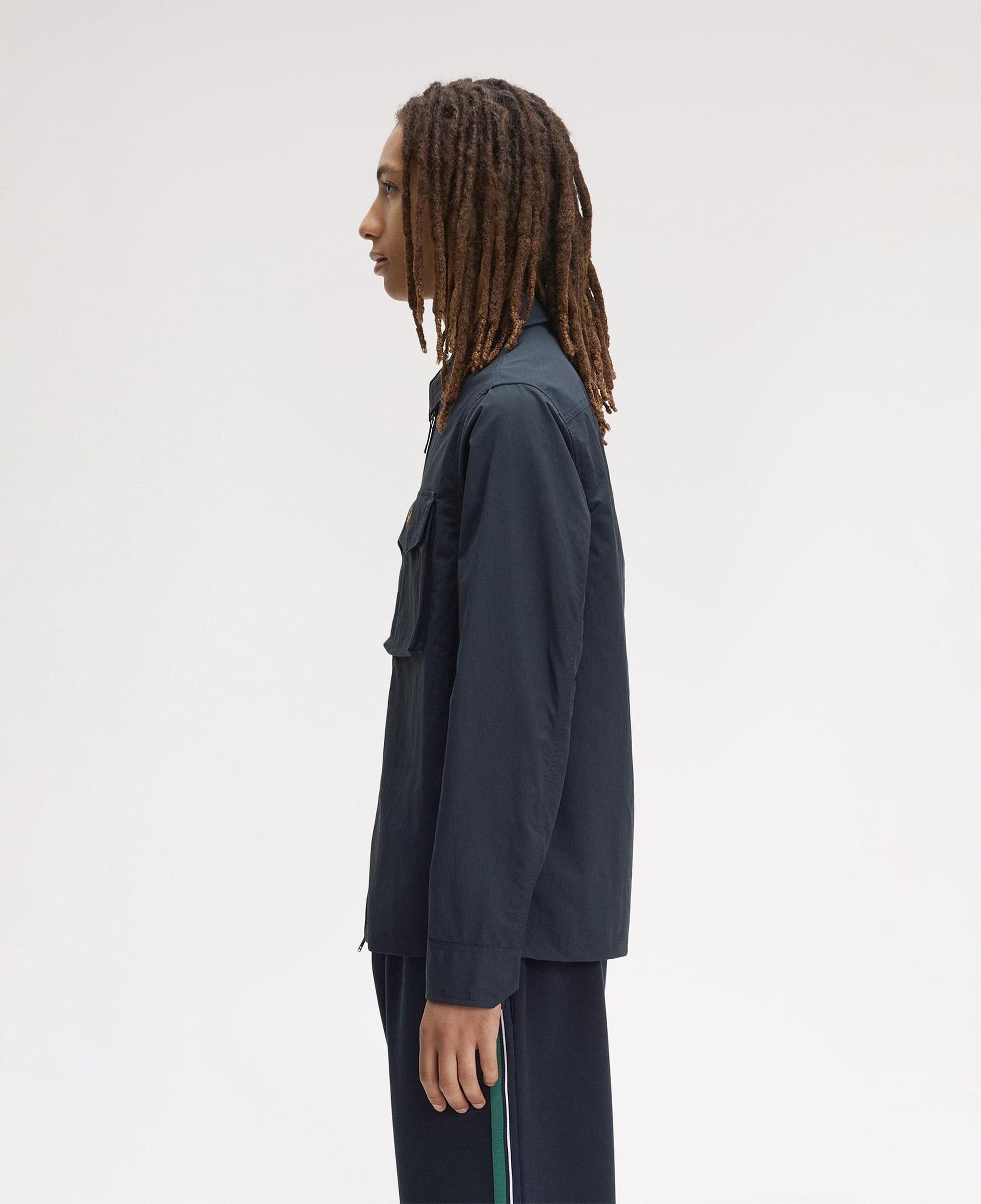 Fred Perry Ripstop Pocket Erkek Lacivert Gömlek