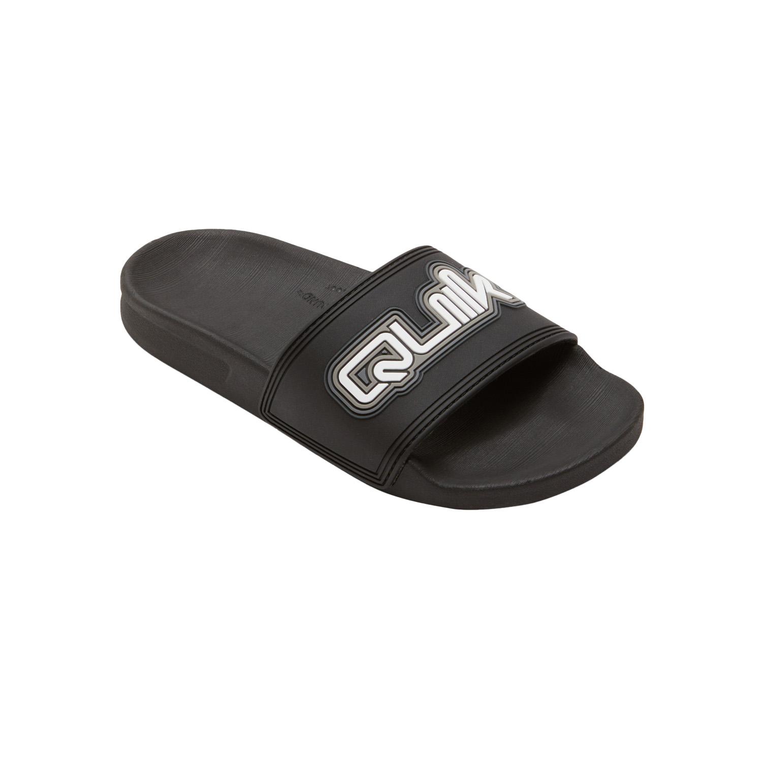 Quiksilver Rivi Wordmark Slide II Youth Erkek Çocuk Siyah Terlik