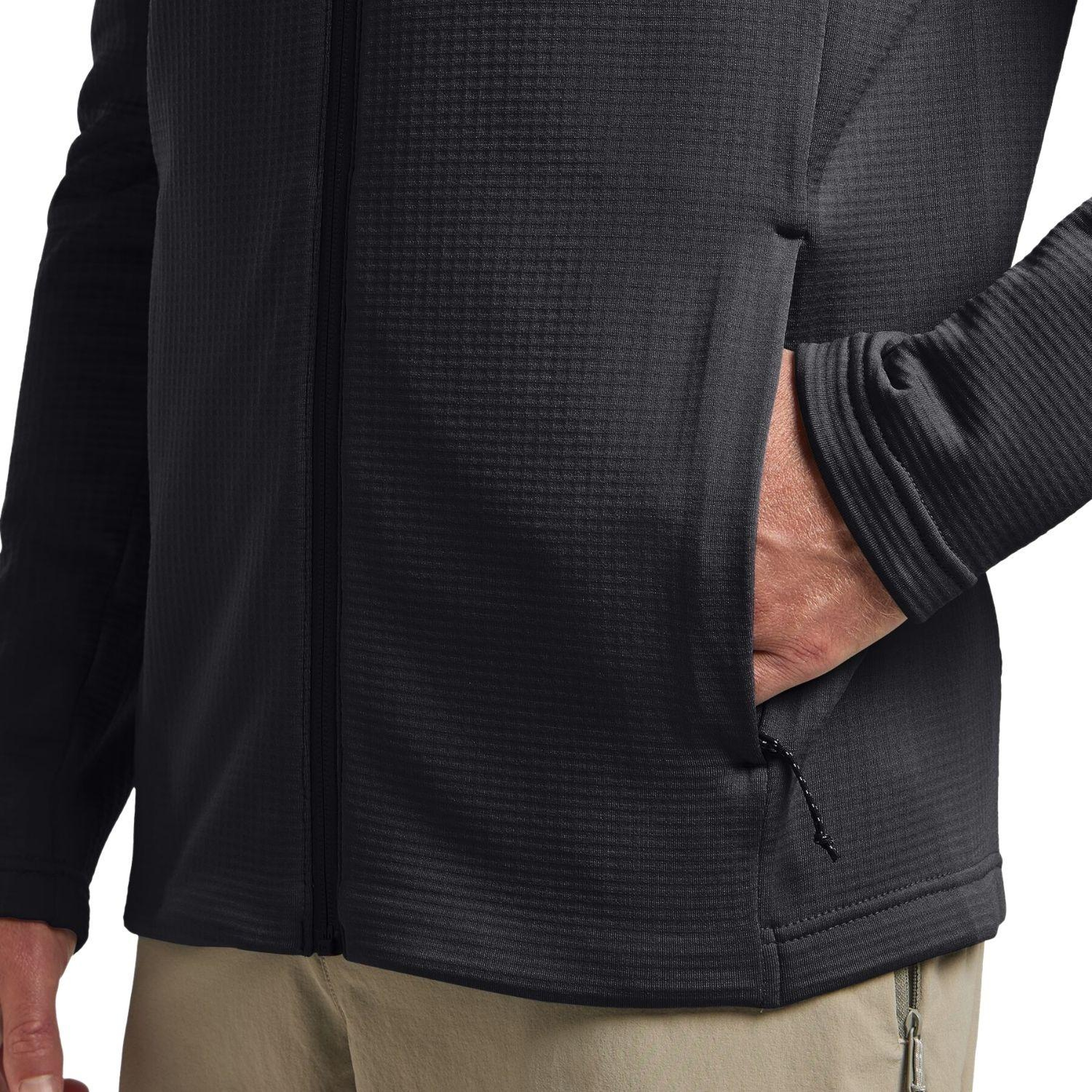 Jack Wolfskin Kolbenberg Fz Erkek Gri Polar Ceket