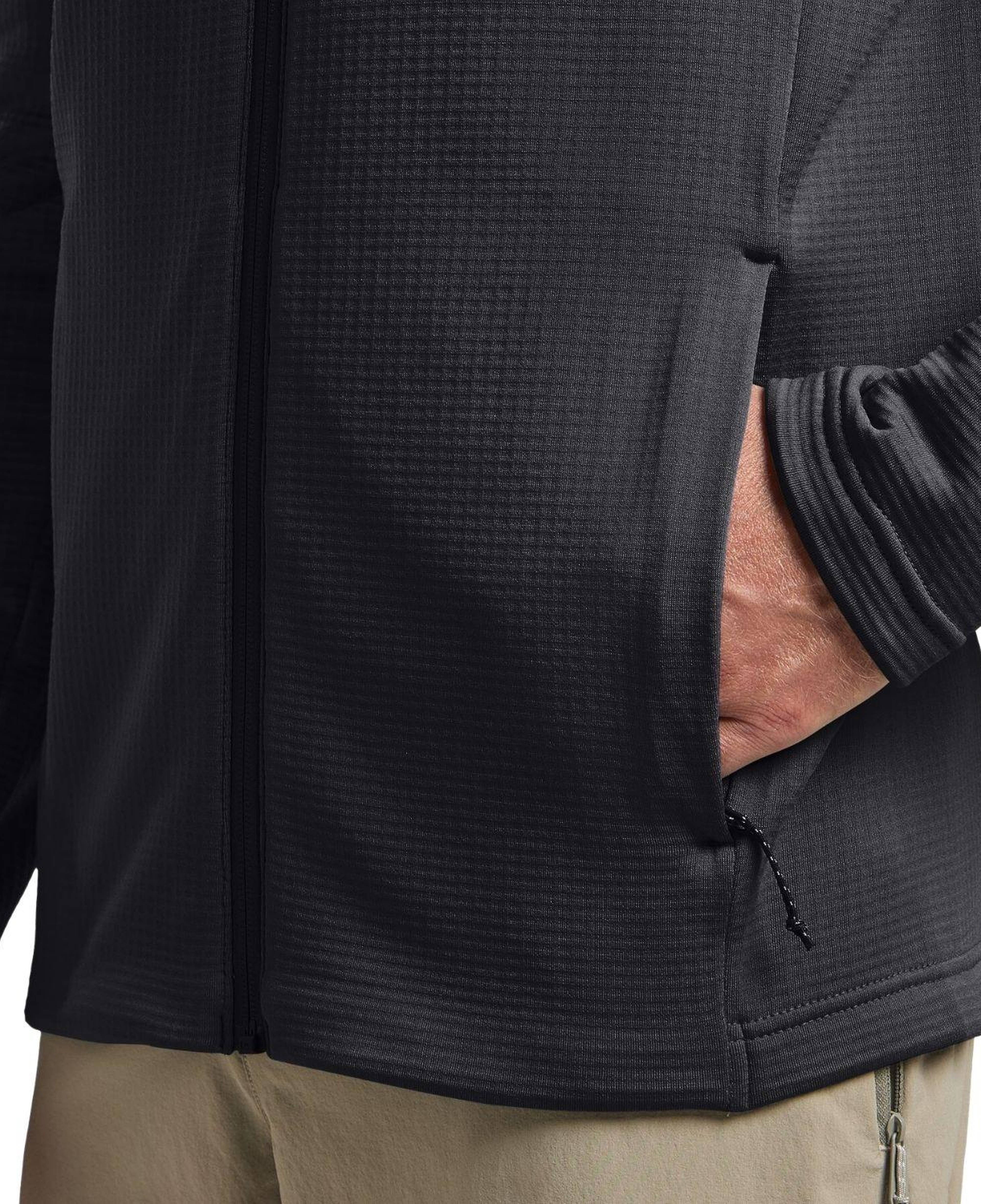 Jack Wolfskin Kolbenberg Fz Erkek Gri Polar Ceket
