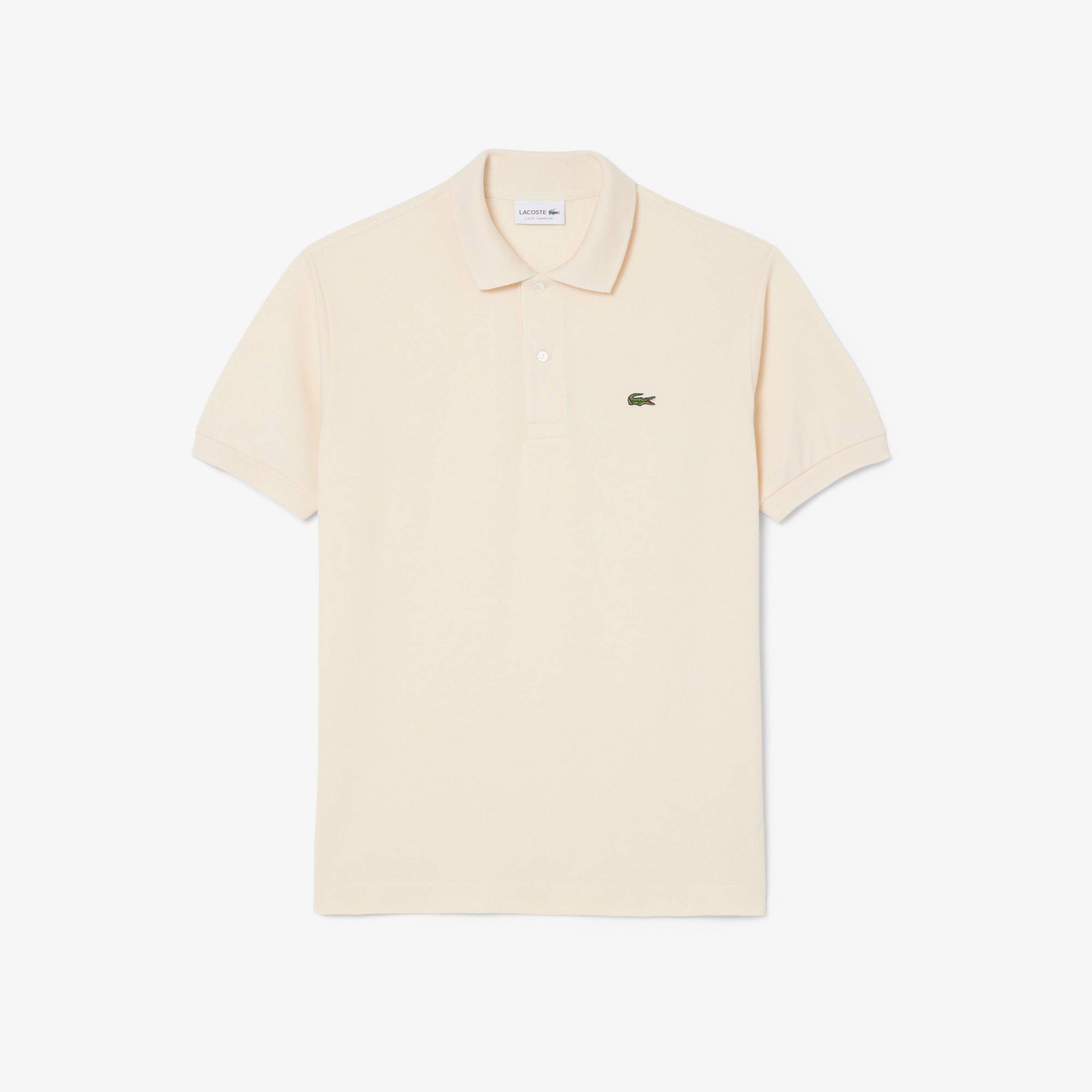 L.12.12 Erkek Classic Fit Bej Polo