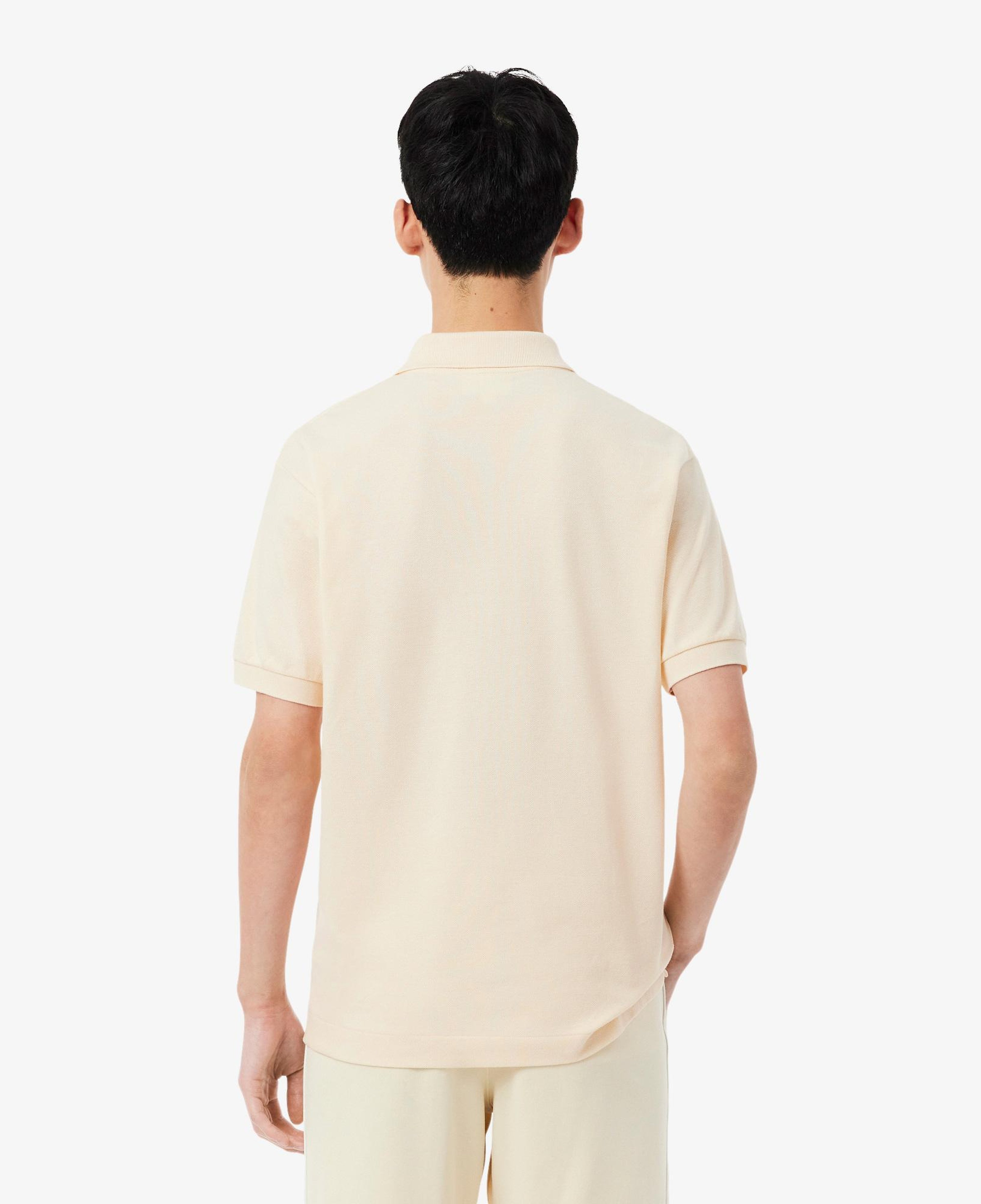 L.12.12 Erkek Classic Fit Bej Polo
