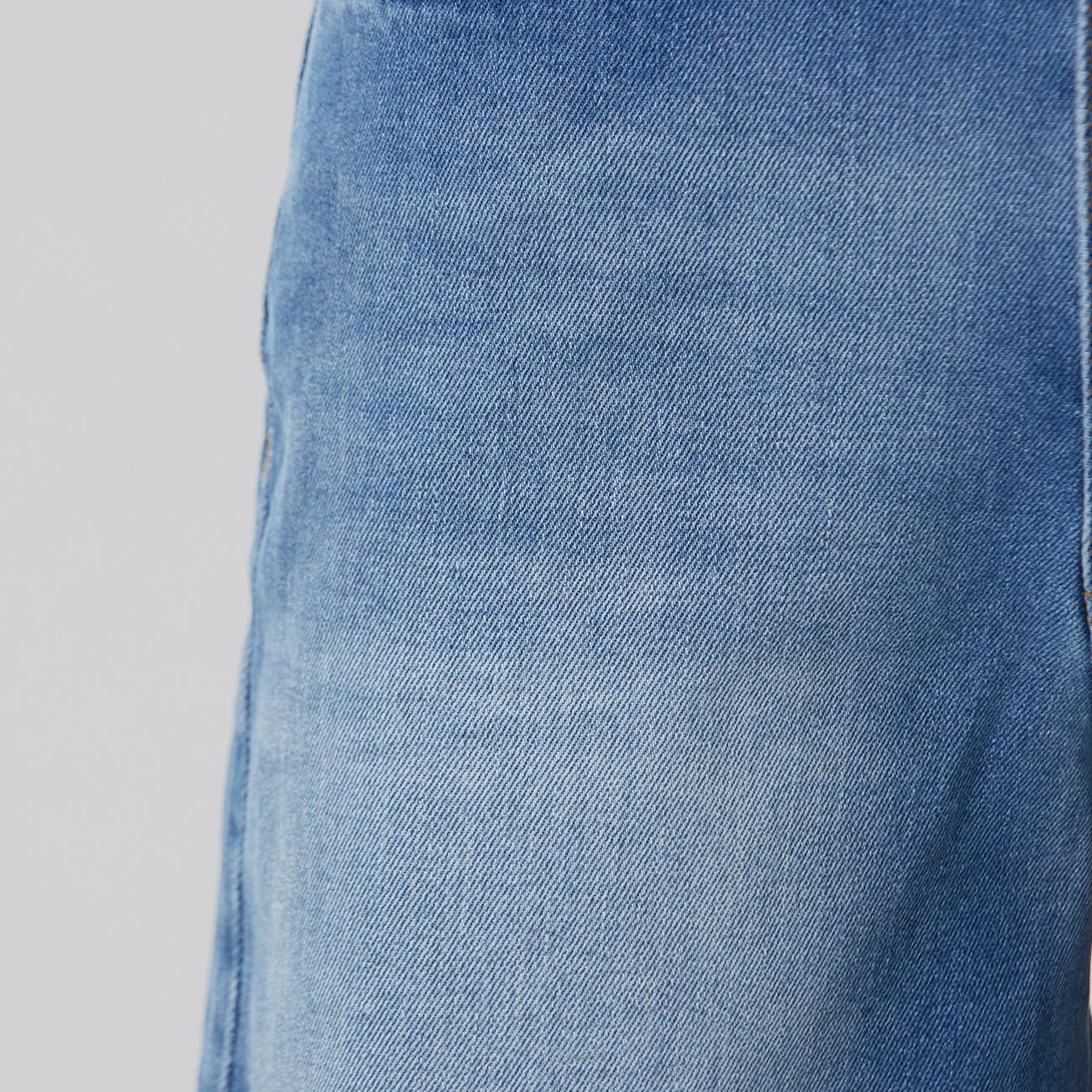 Network Kadın Açık Mavi 5 Cep Kısa Denim Şort