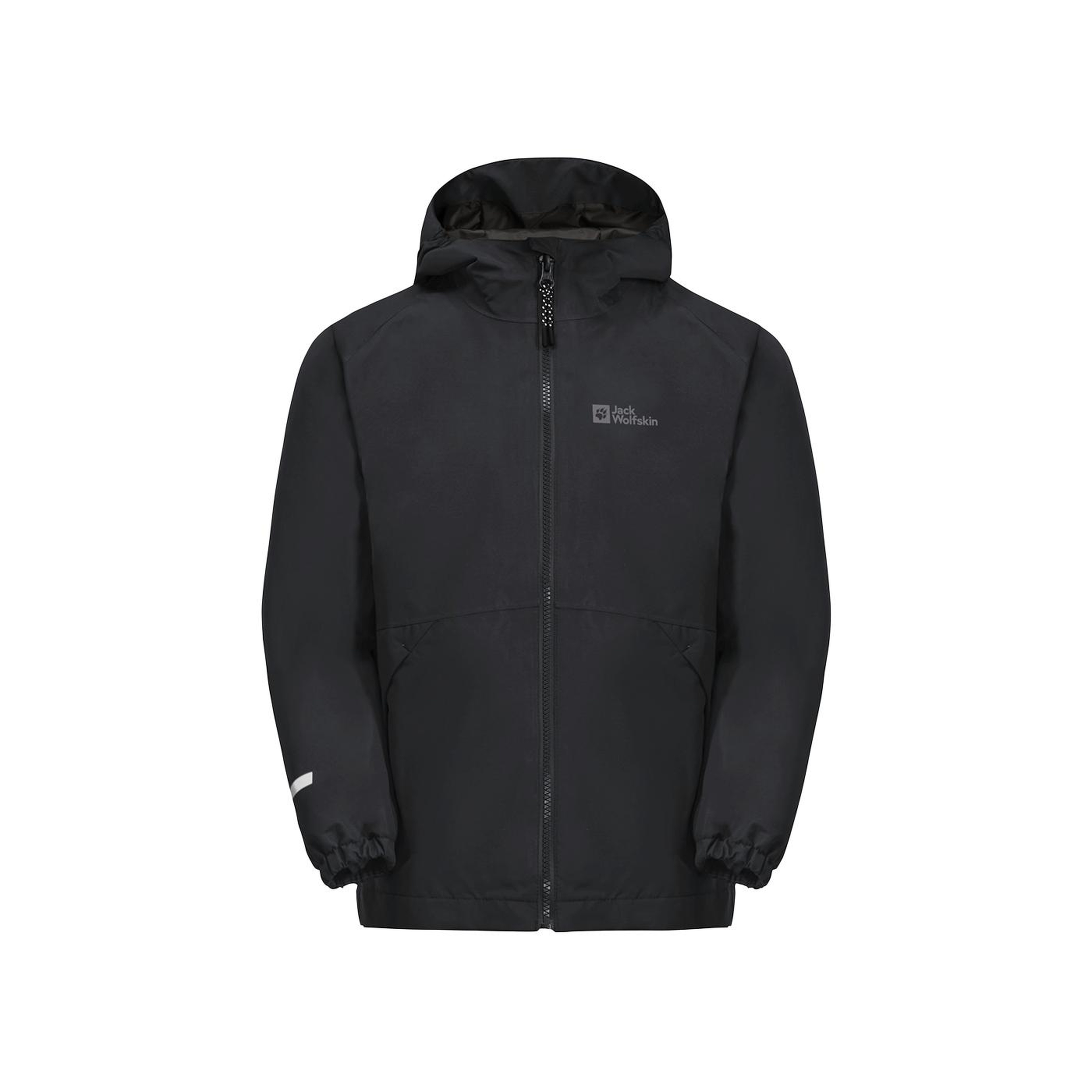 Jack Wolfskin Iceland 3in1 Unisex Çocuk Gri Outdoor Ceketi
