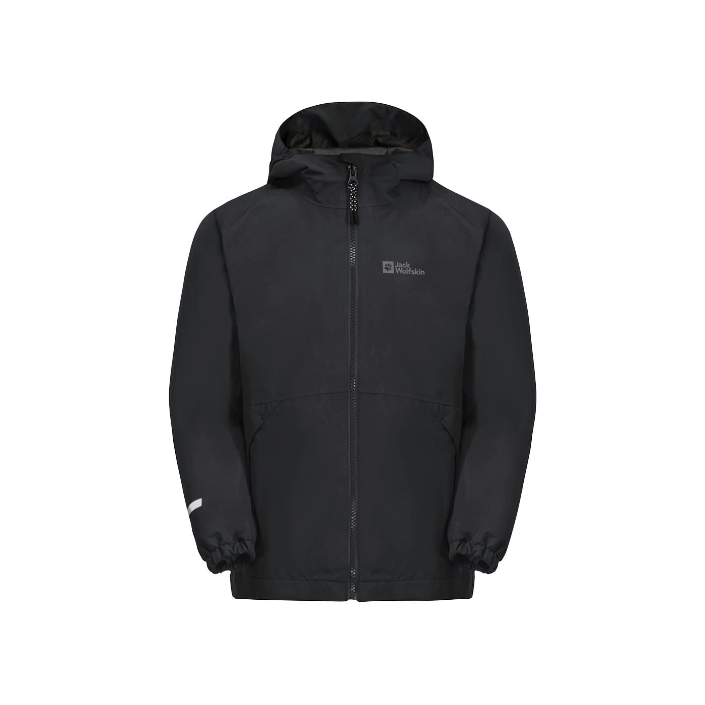 Jack Wolfskin Iceland 3in1 Unisex Çocuk Gri Outdoor Ceketi