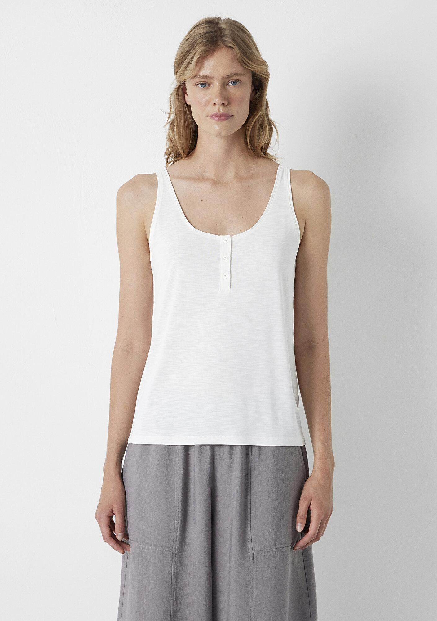 Mavi Ekru Atlet Slim Fit / Dar Kesim 1613339-70057