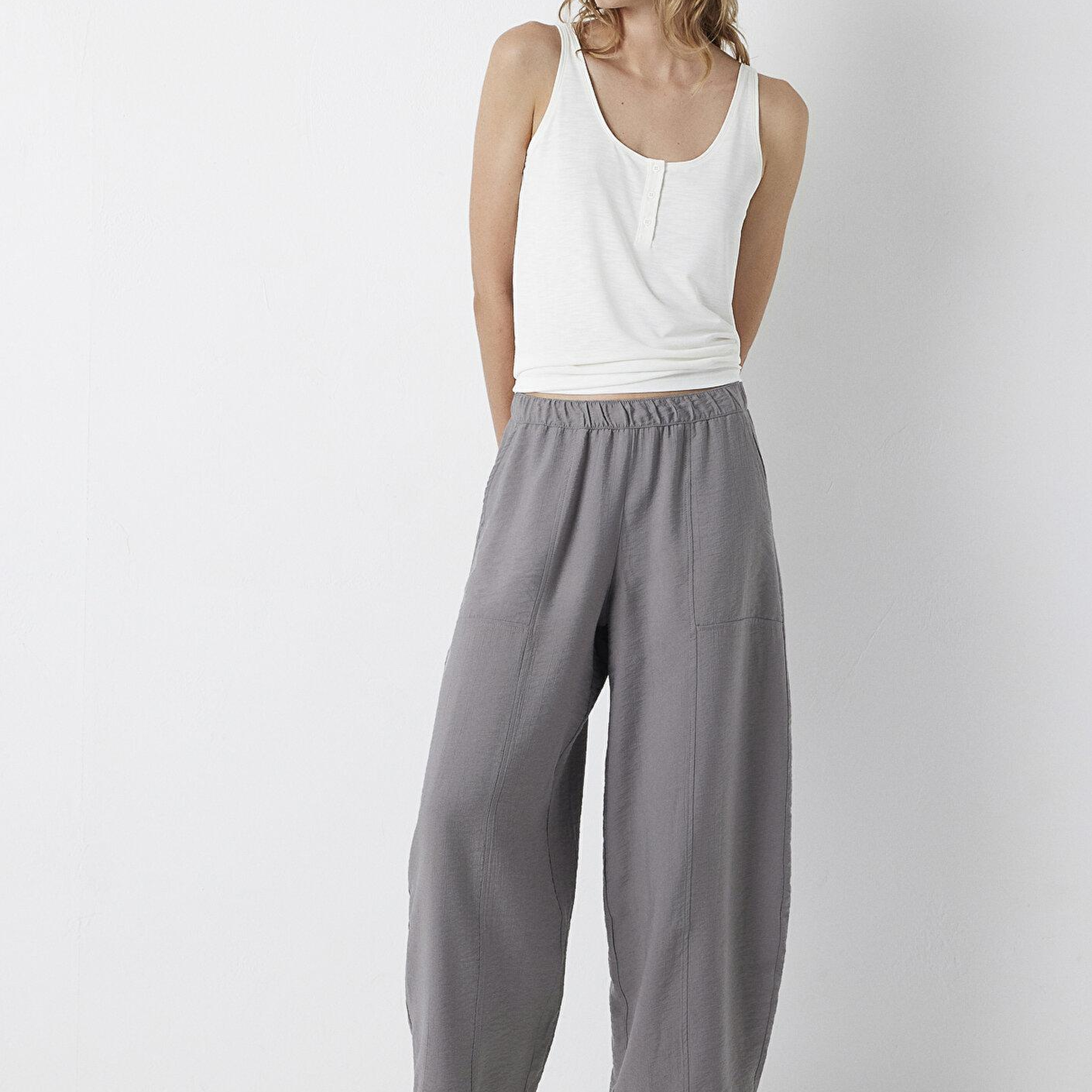 Mavi Ekru Atlet Slim Fit / Dar Kesim 1613339-70057