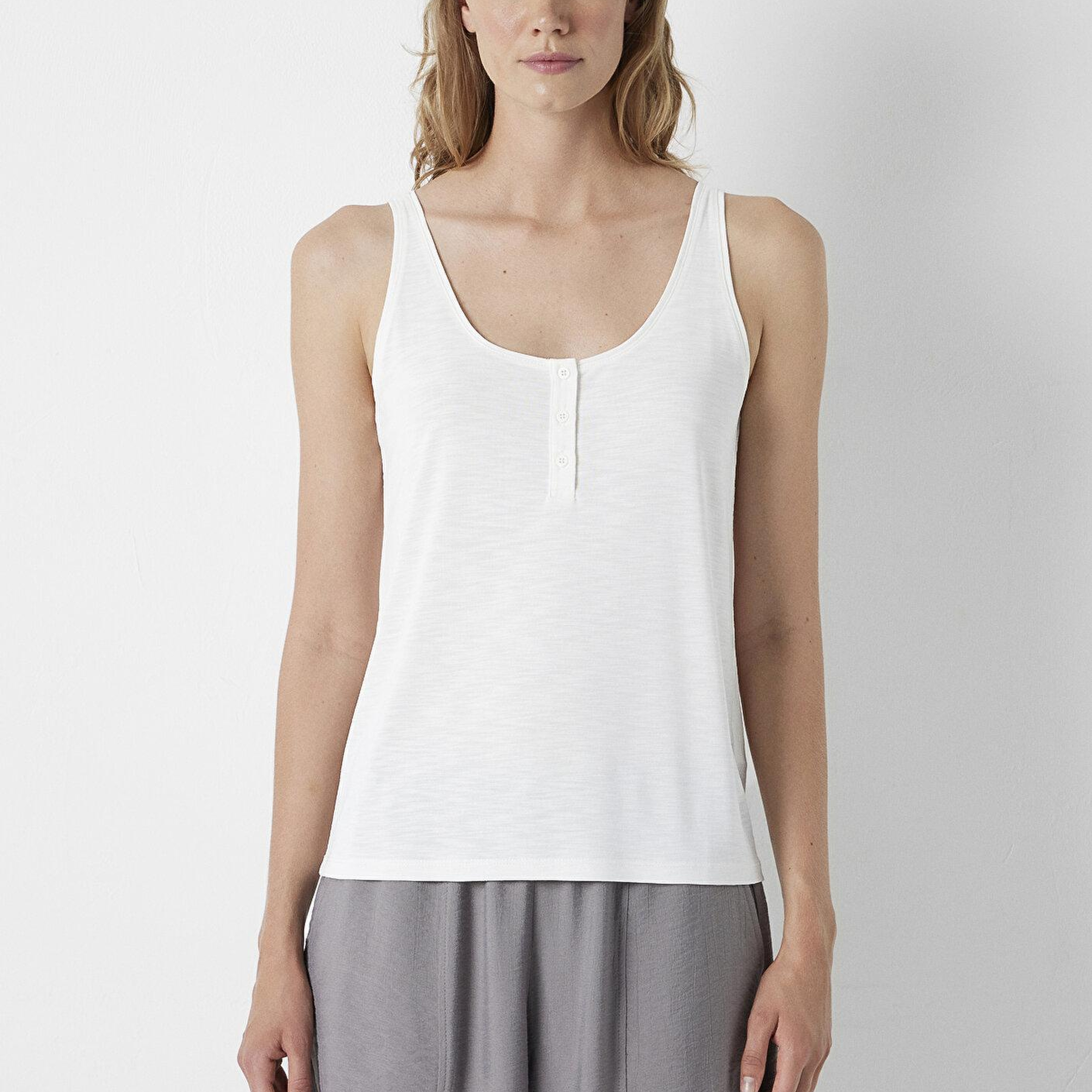 Mavi Ekru Atlet Slim Fit / Dar Kesim 1613339-70057