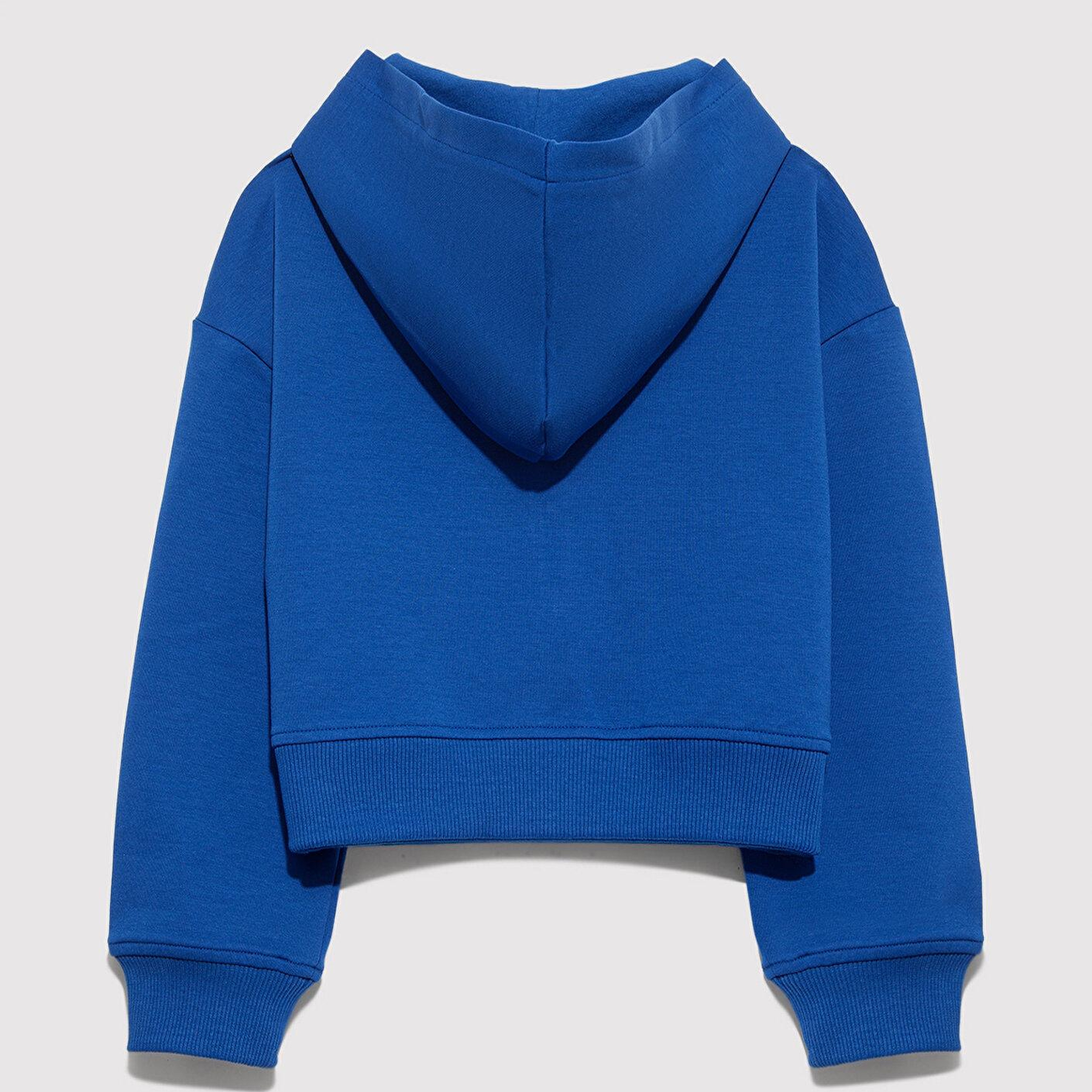 Mavi Mavi Jeans Baskılı Kapüşonlu Mavi Sweatshirt 7S10172-70770