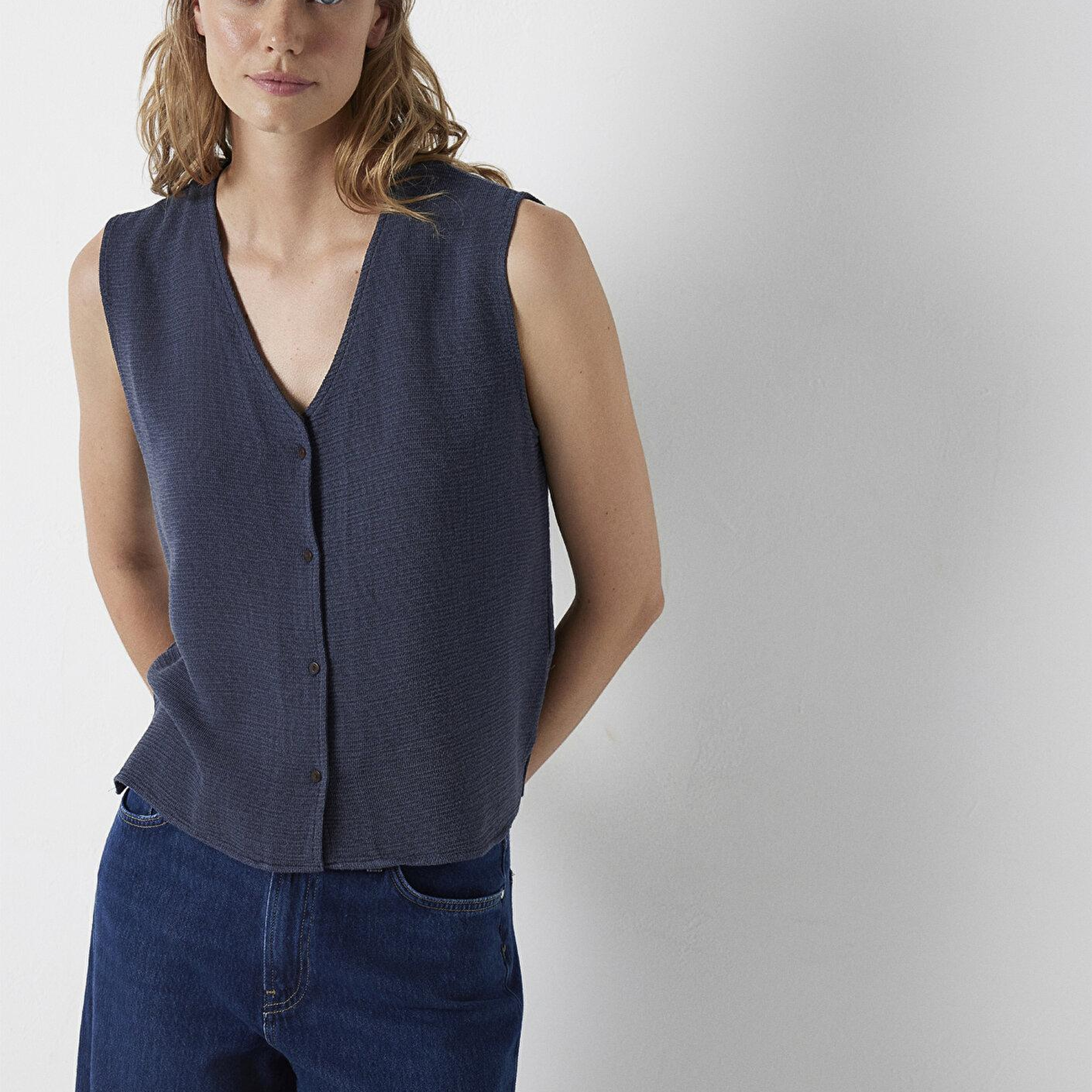 Mavi Kolsuz Lacivert Gömlek Slim Fit / Dar Kesim 1211444-89101