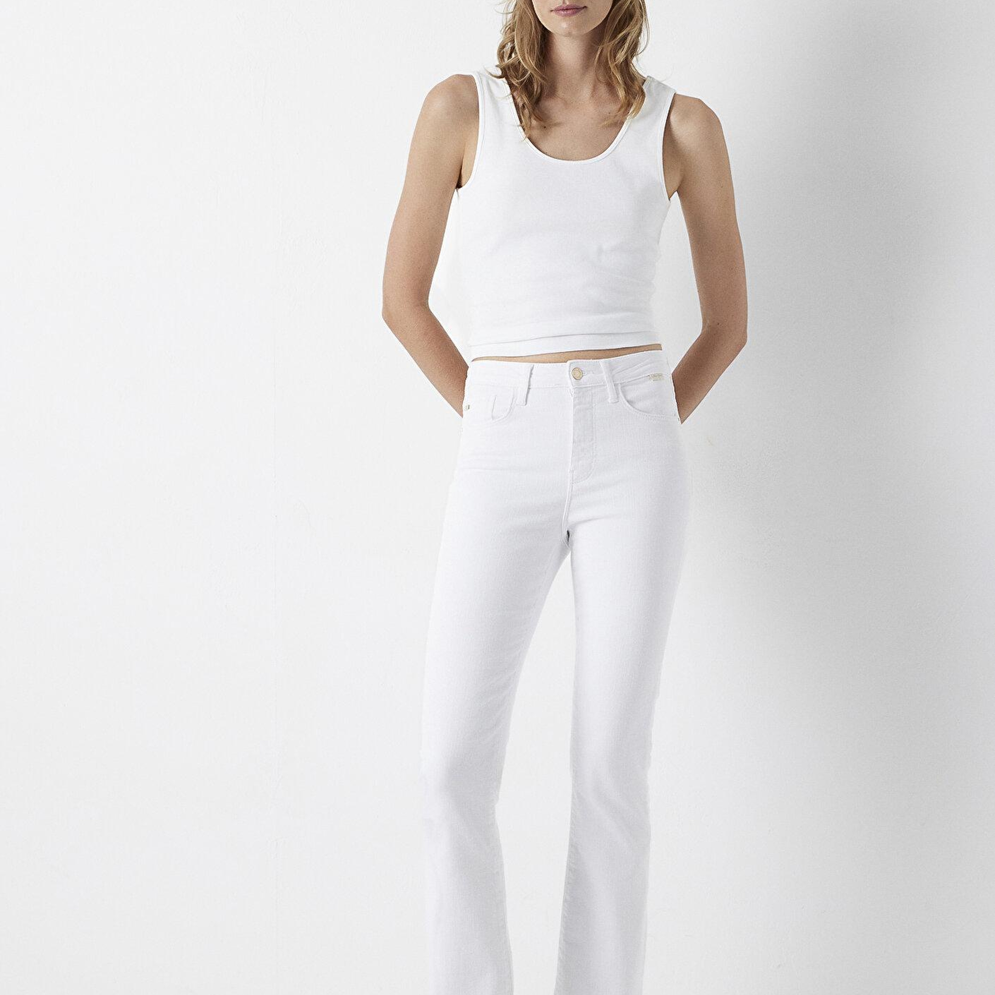 Mavi Bliss Gold Premium Beyaz Jean Pantolon 101437-A3215
