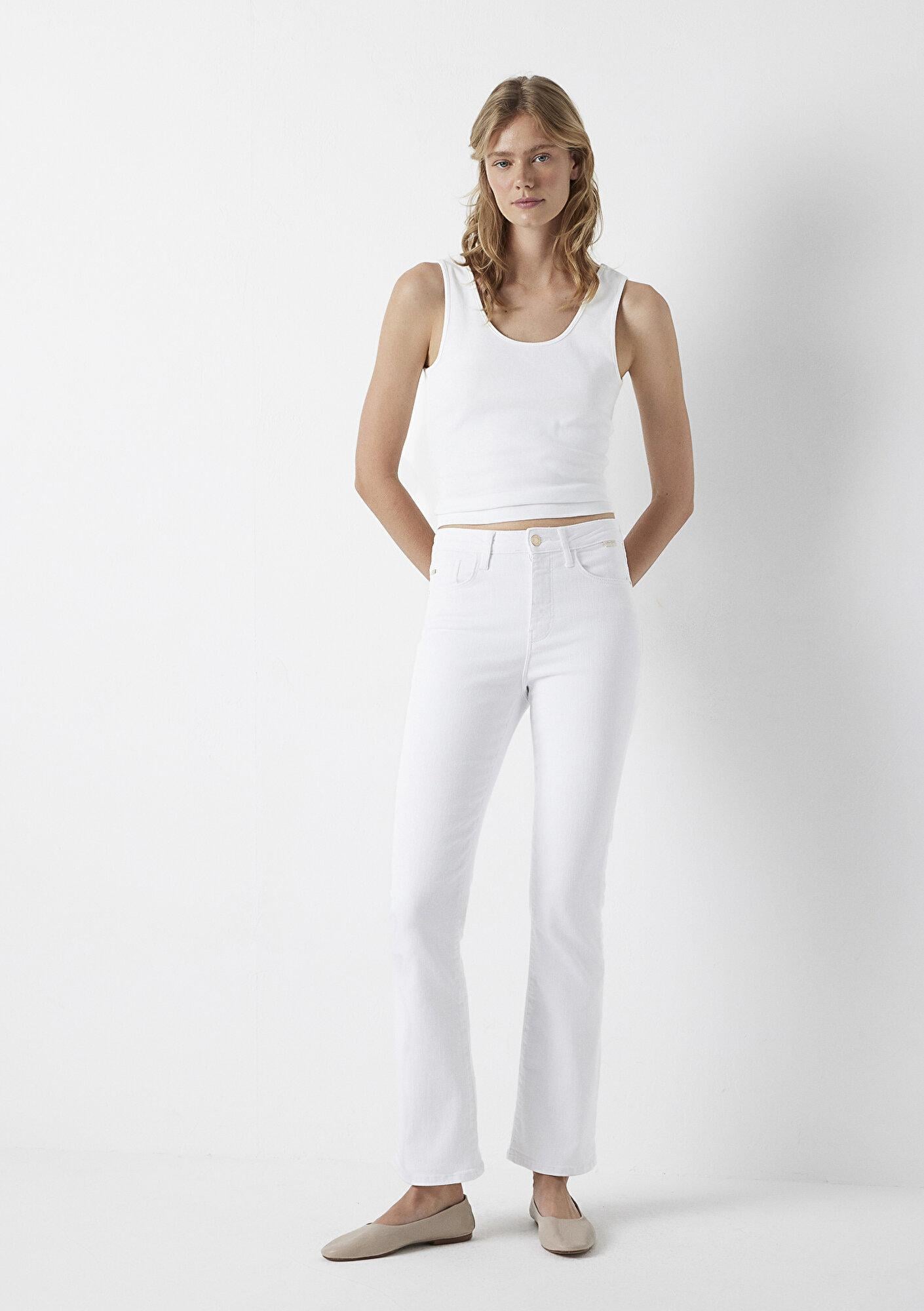 Mavi Bliss Gold Premium Beyaz Jean Pantolon 101437-A3215