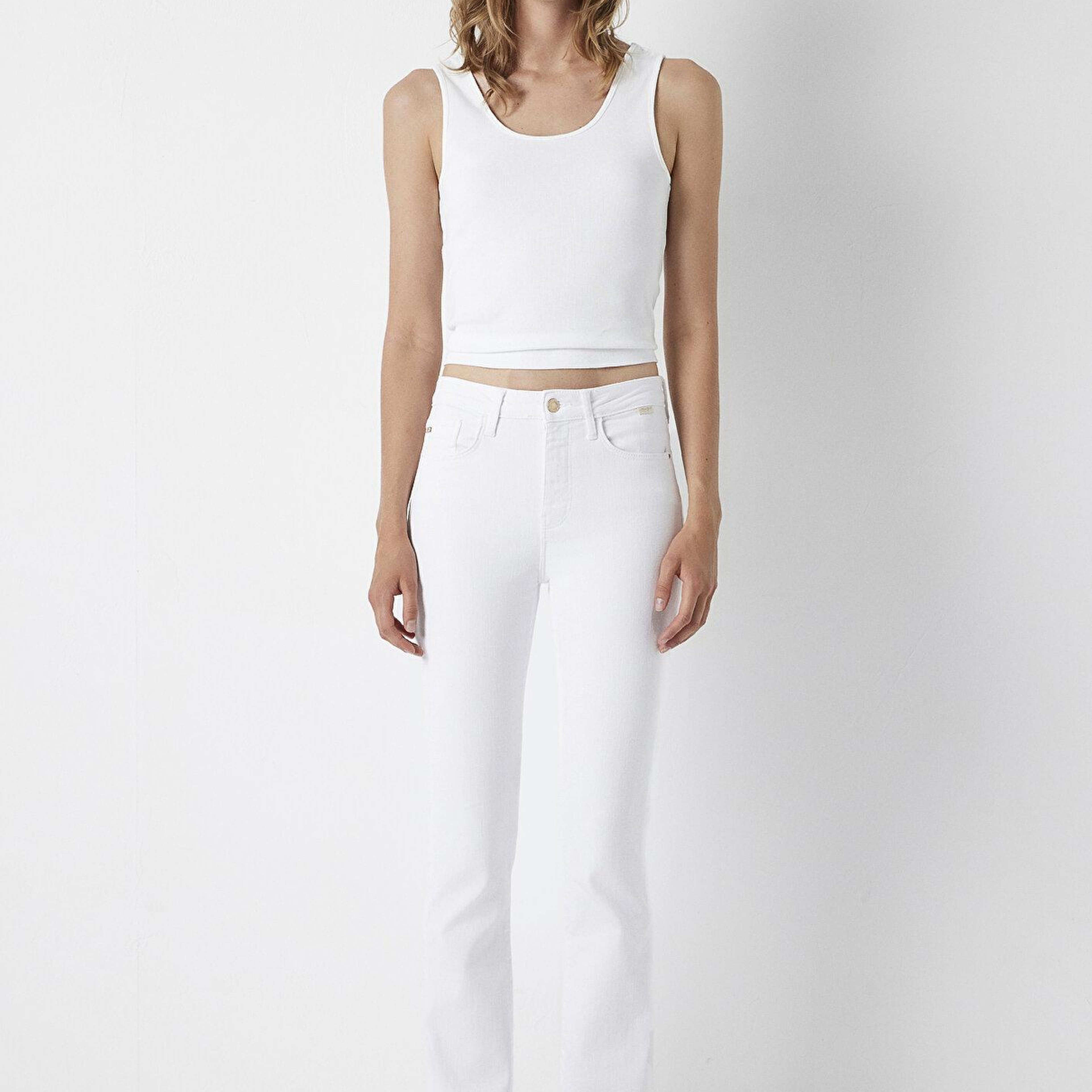 Mavi Bliss Gold Premium Beyaz Jean Pantolon 101437-A3215
