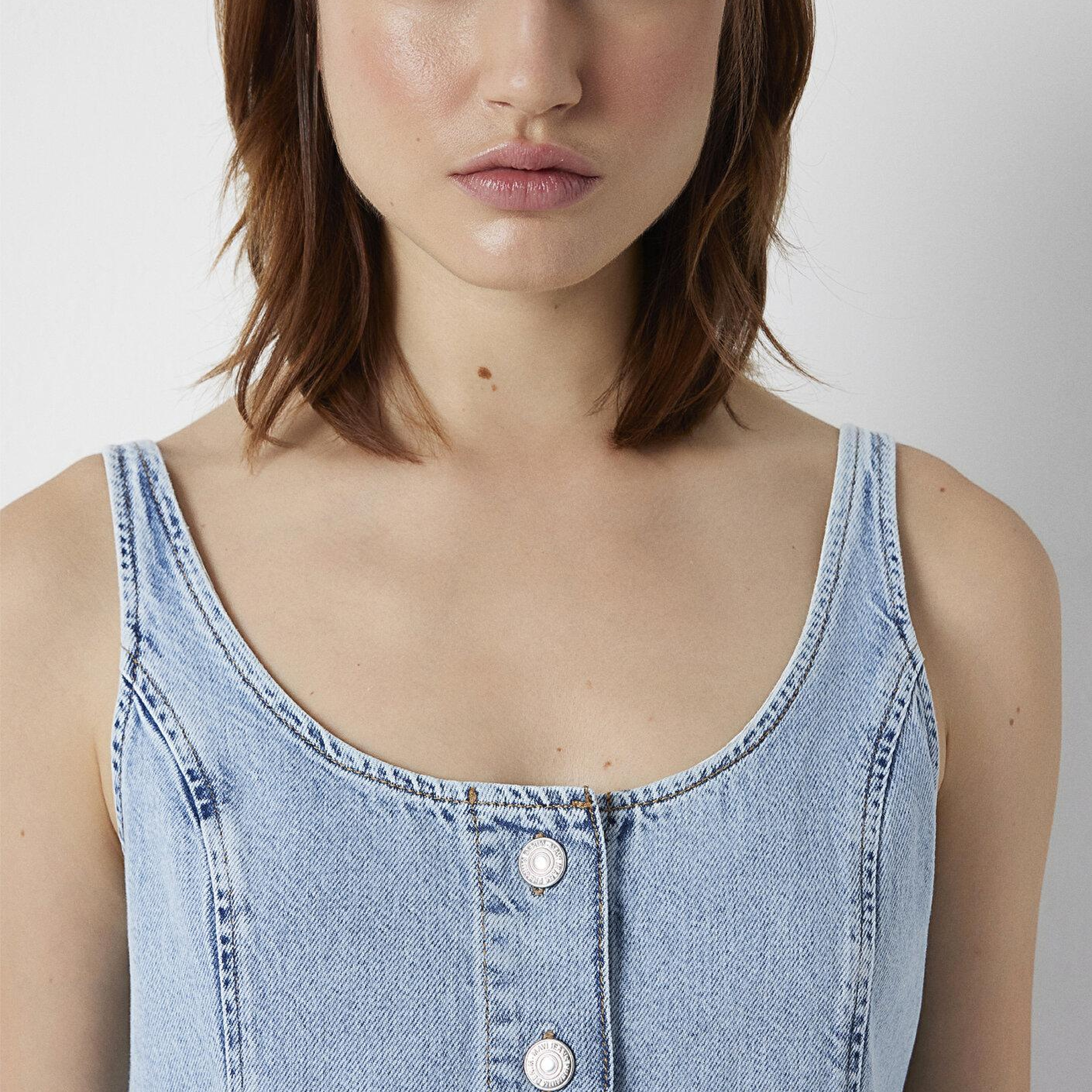 Mavi Mara Classic Denim Buz Mavisi Jean Elbise 1317104-A3186