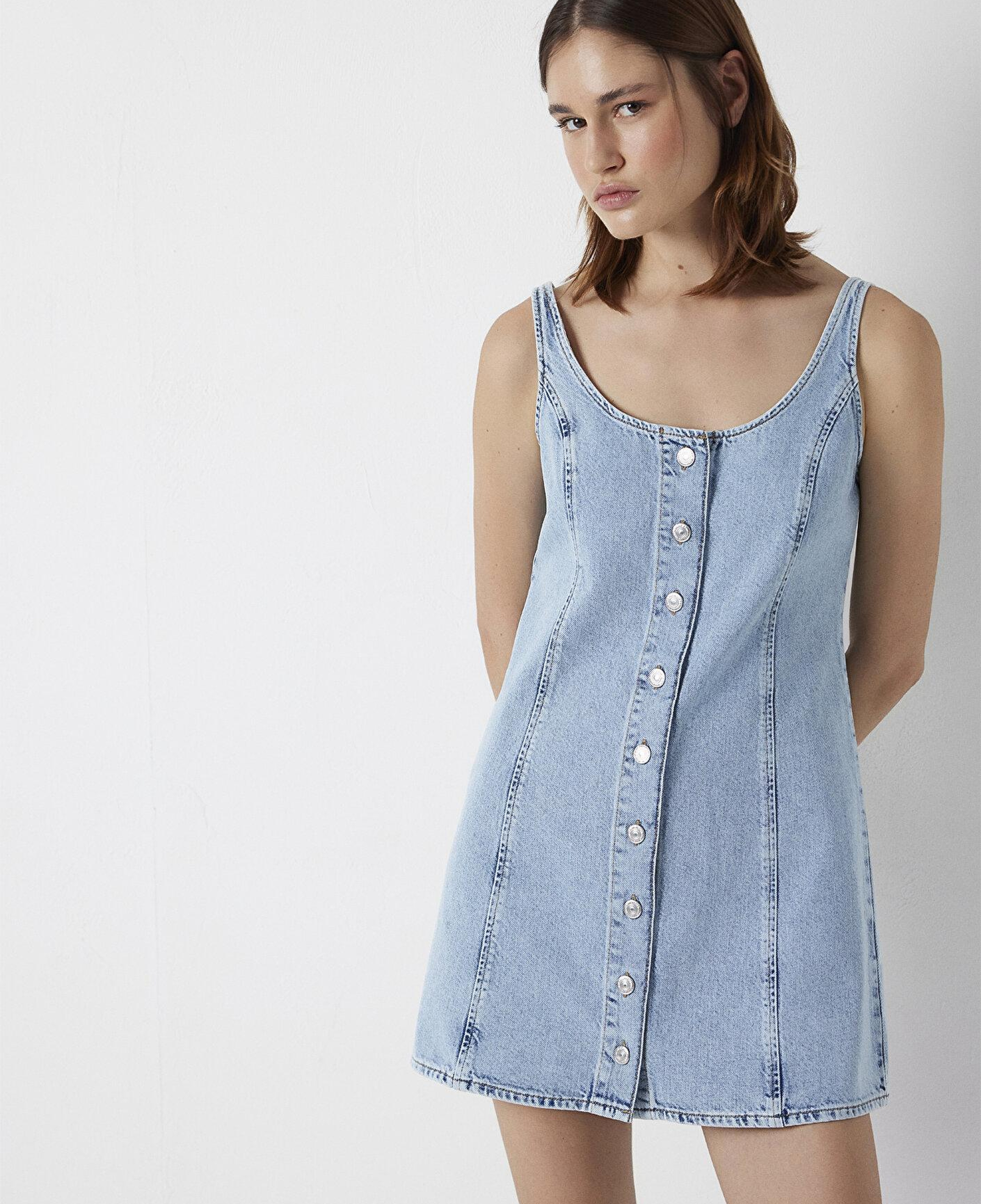 Mavi Mara Classic Denim Buz Mavisi Jean Elbise 1317104-A3186
