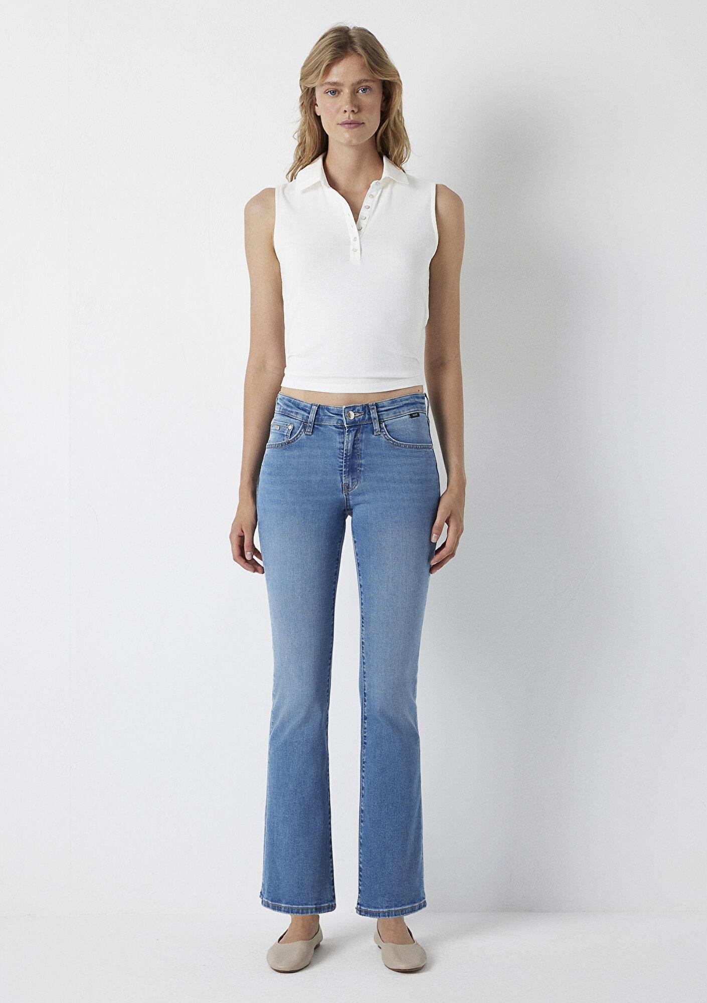 Mavi Molly Premium Blue Indigo Mavisi Jean Pantolon 10136A3925