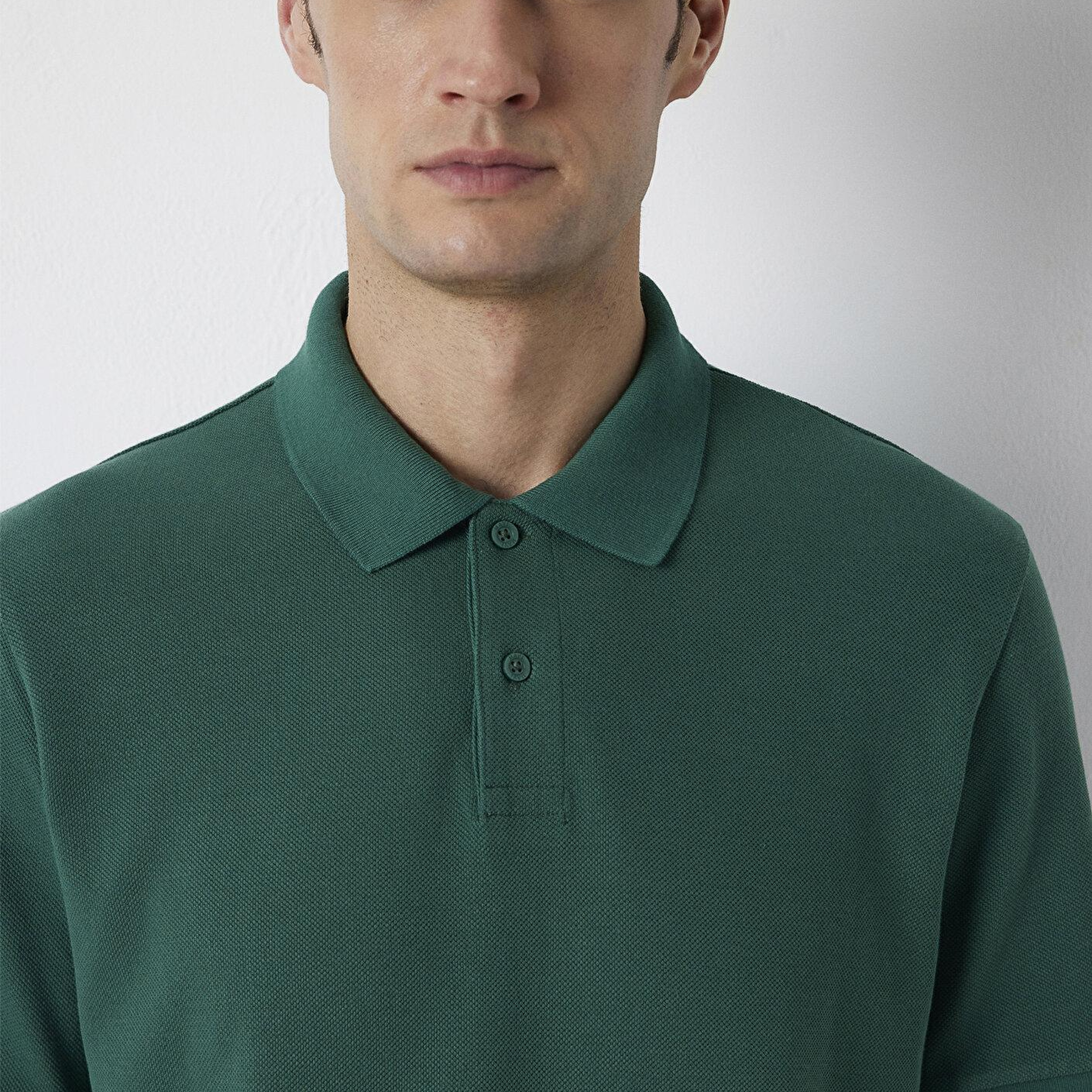 Mavi Yeşil Polo Tişört Regular Fit / Normal Kesim 0613491-82768