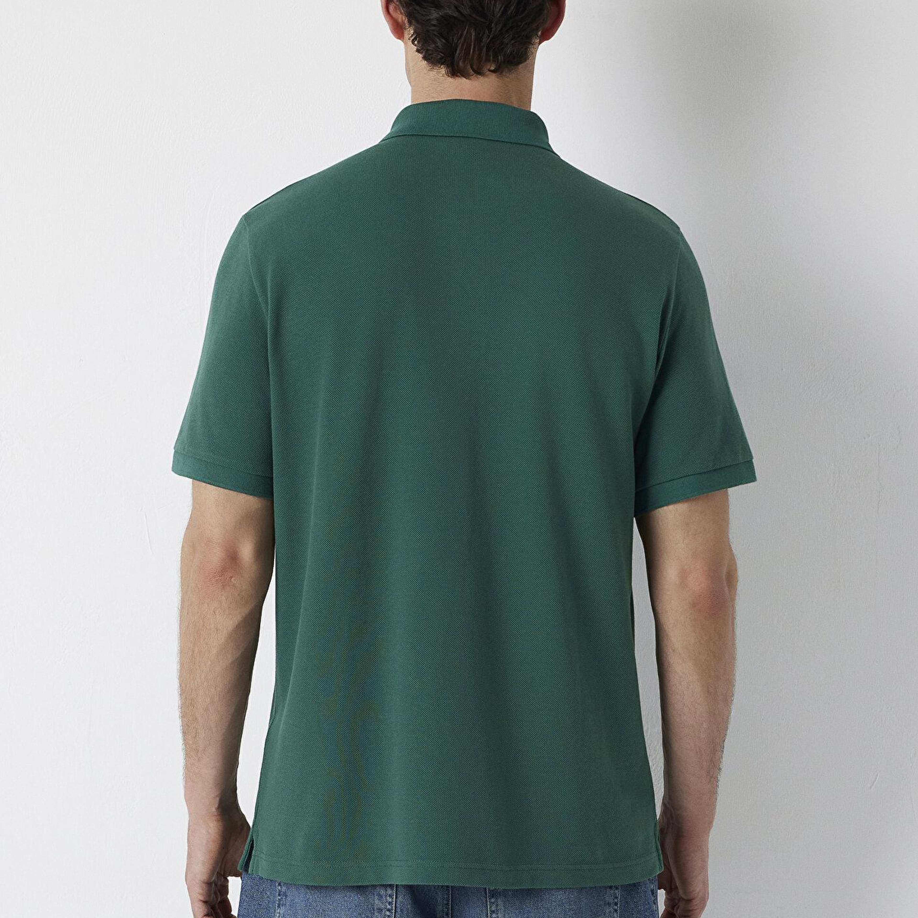 Mavi Yeşil Polo Tişört Regular Fit / Normal Kesim 0613491-82768