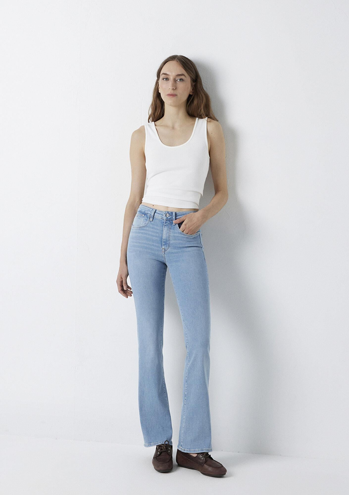 Mavi Maria Premium Blue Gölgeli Açık Mavi Jean Pantolon 101225-A4172