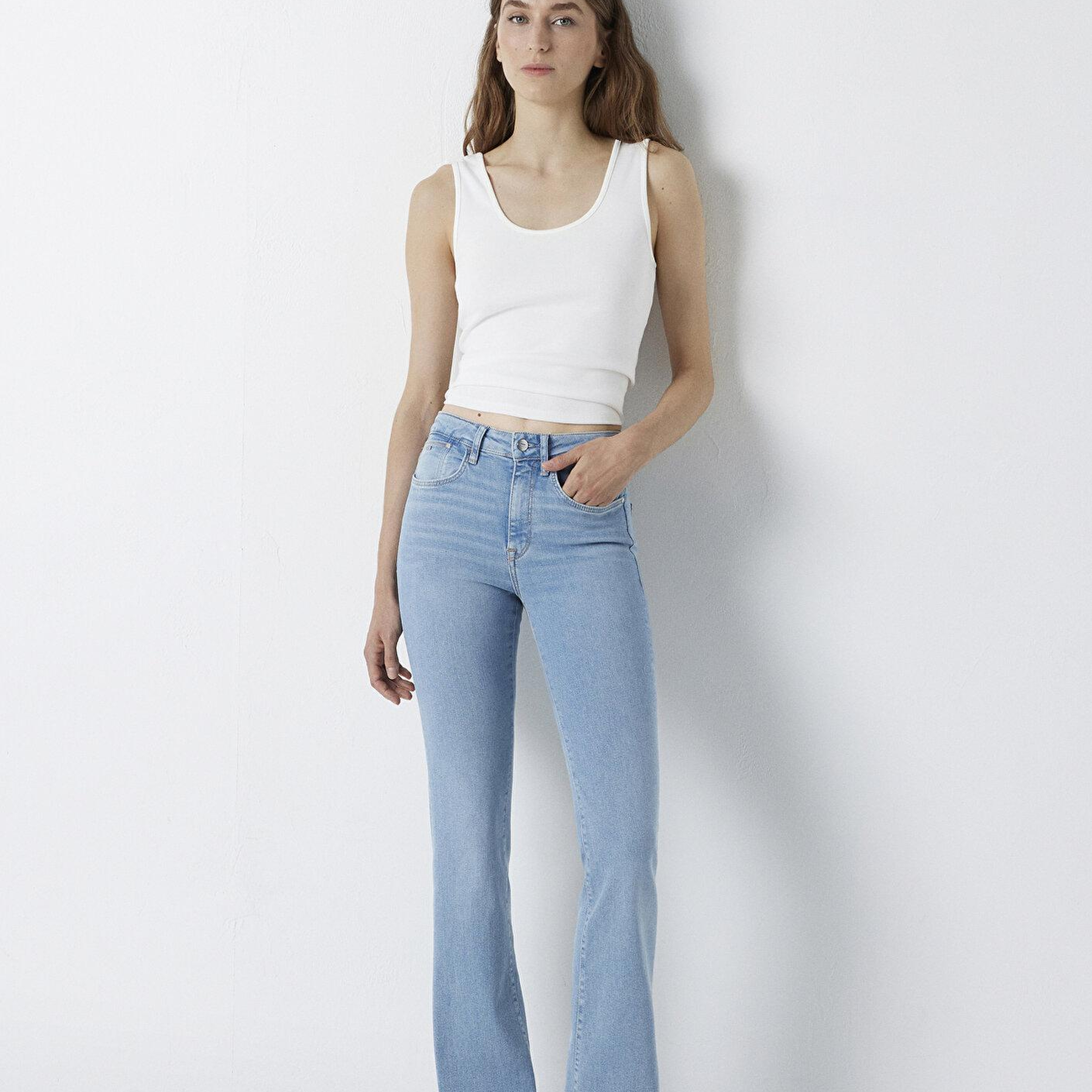Mavi Maria Premium Blue Gölgeli Açık Mavi Jean Pantolon 101225-A4172
